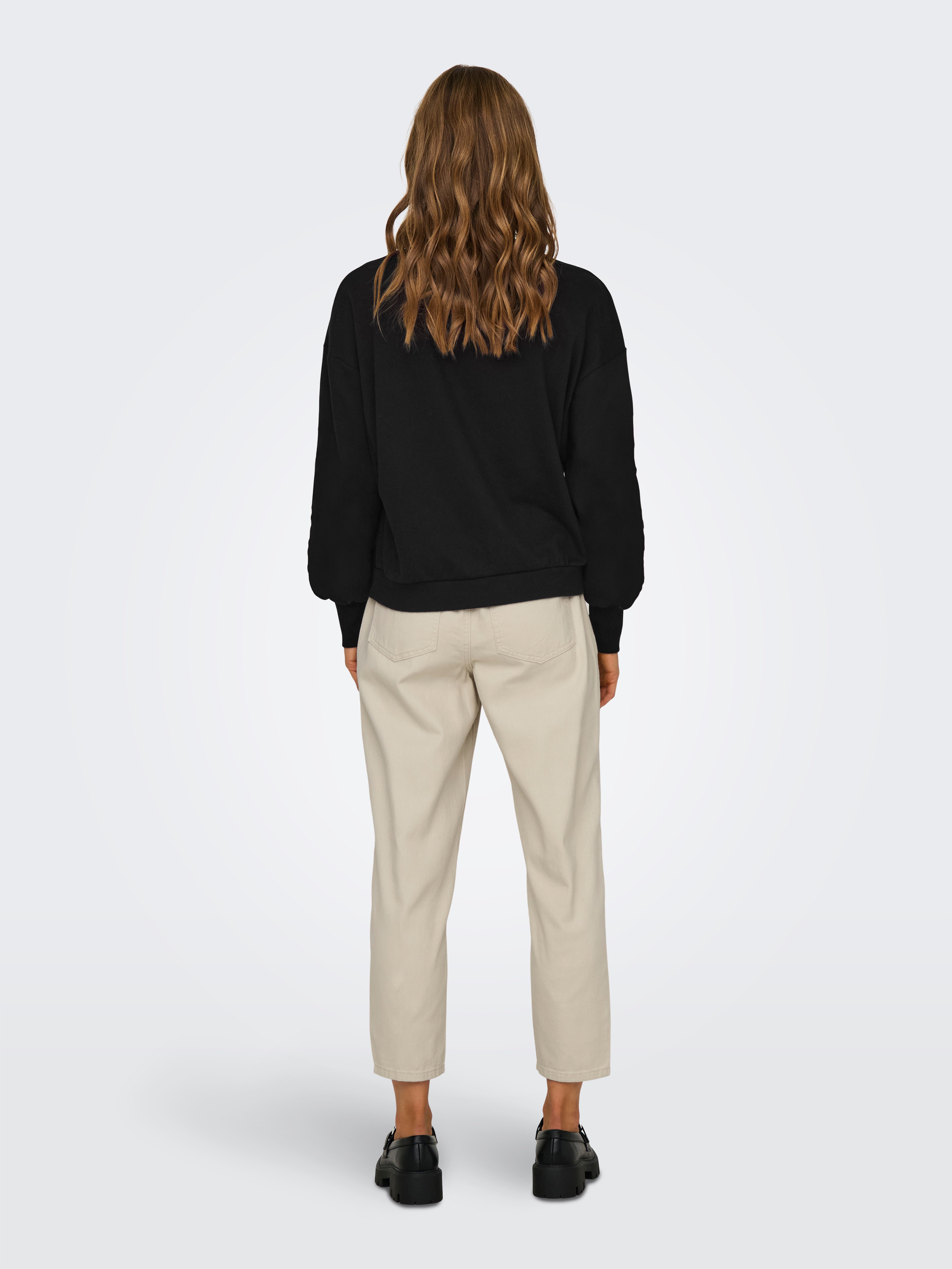 ONLY Sweatshirt ONLBROOKE L/S O-NECK FLOWER SWT günstig online kaufen