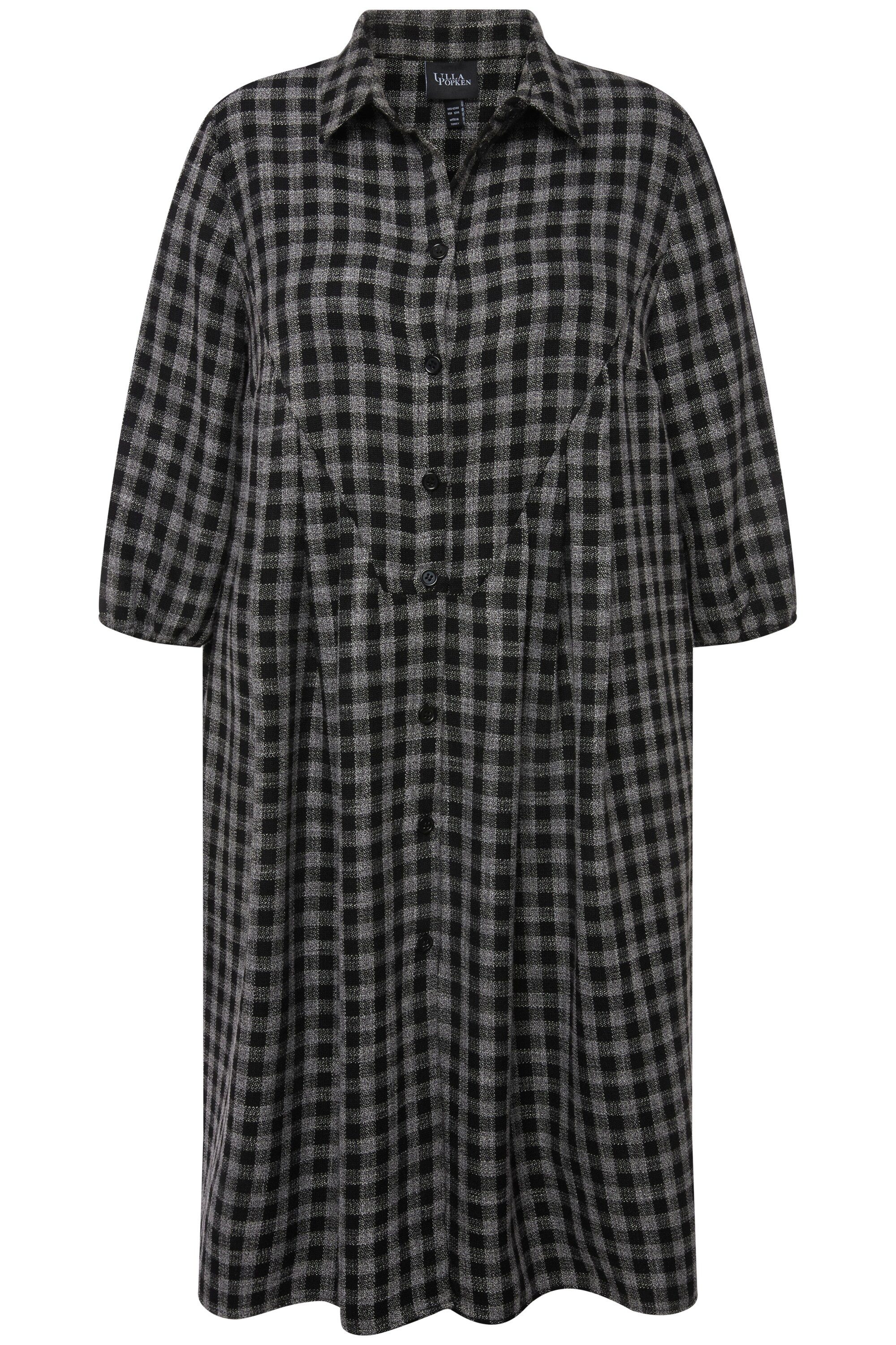 Ulla Popken Jerseykleid Karokleid A-Linie Hemdragen günstig online kaufen