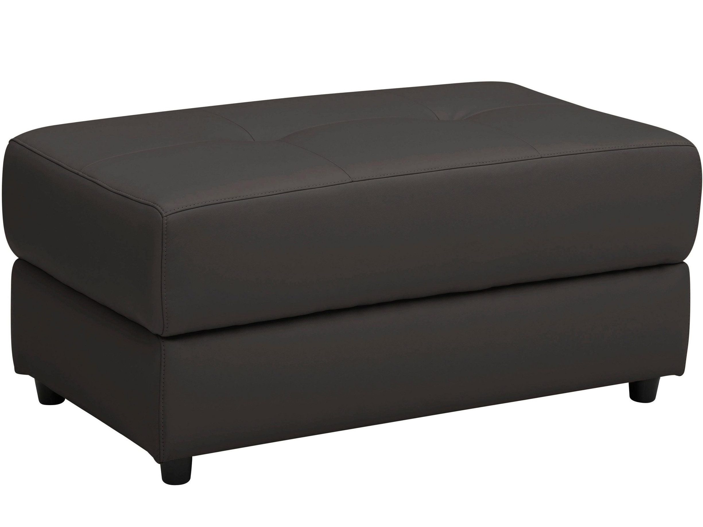 loft24 Pouf Carla, Fußhocker, Hocker, Lederoptik, Breite 105 cm