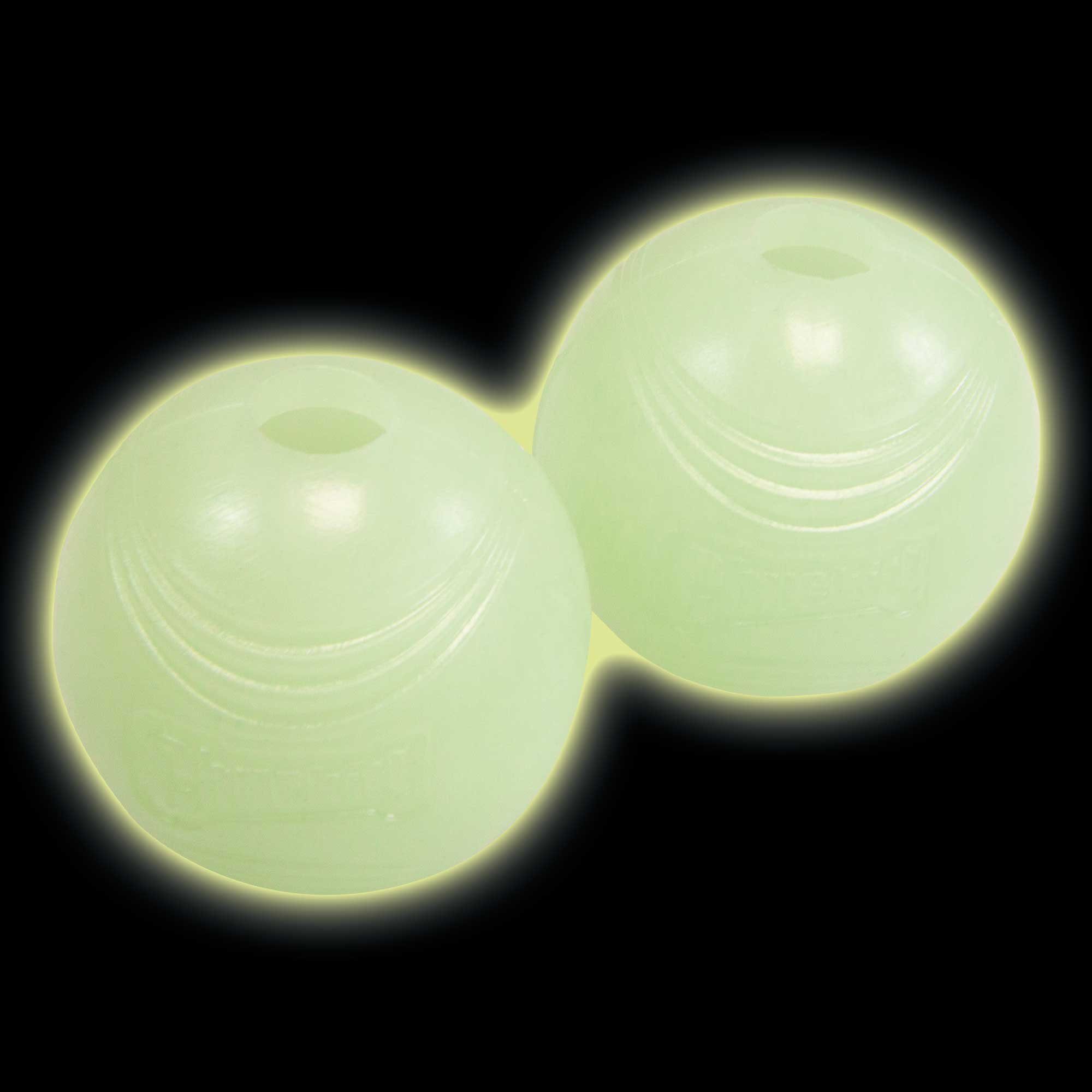 Chuckit Tierball Chuckit Max GLOW M - 2 Stück, gummiartig, Set (2-tlg) Leuchten im Dunkeln