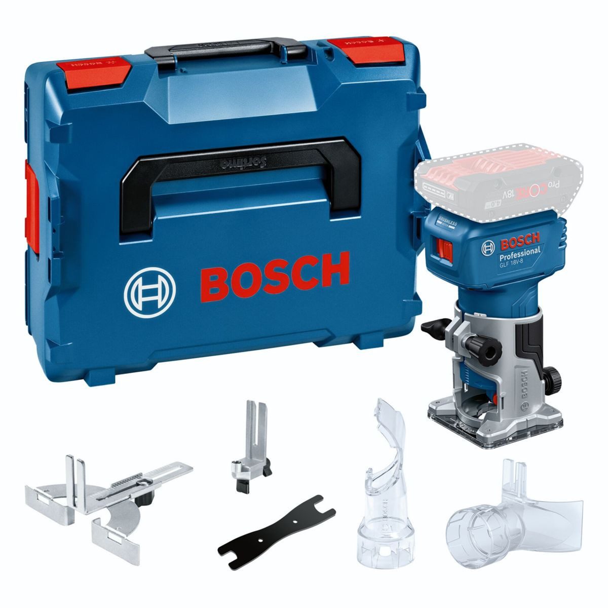 BOSCH Fräse GLF 18V-8 Akku-Laminatfräse günstig online kaufen