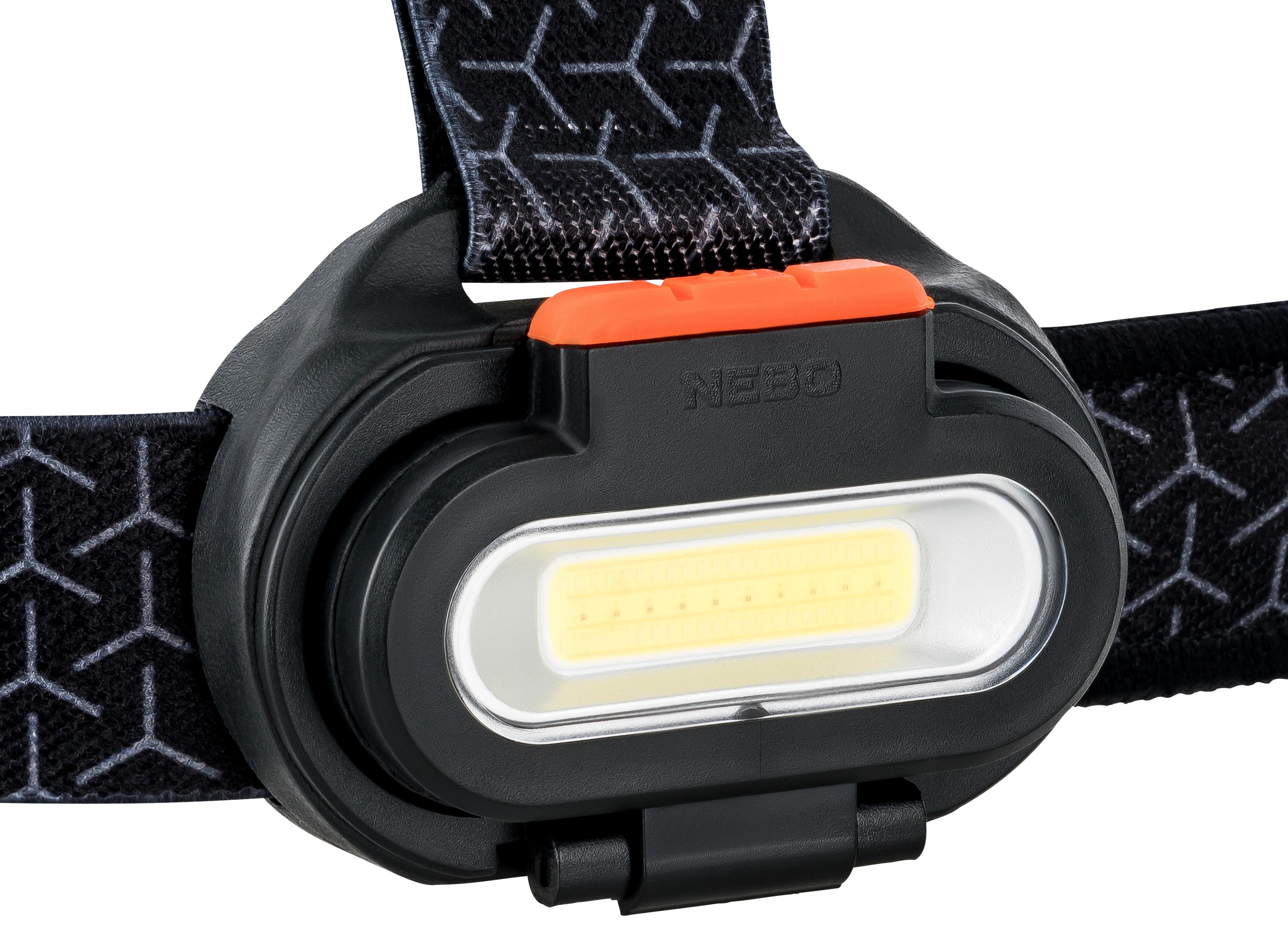 NEBO LED Stirnlampe Nebo EINSTEIN 1500 FLEX (Taschenlampe inkl. Ladekabel), Flexibel mit Akku- oder Batteriebetrieb nutzbar