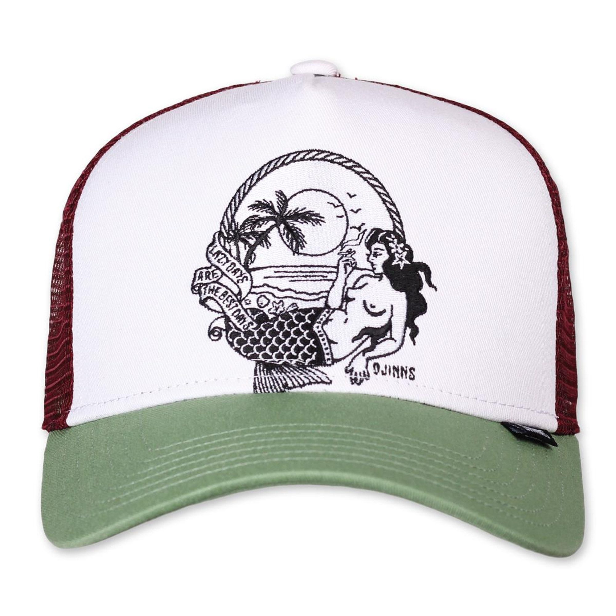 Djinns Trucker Cap Djinns HFT Cap Lazy Mermaid (Basecap, Basecap, Meshcap, Trucker Kappe)