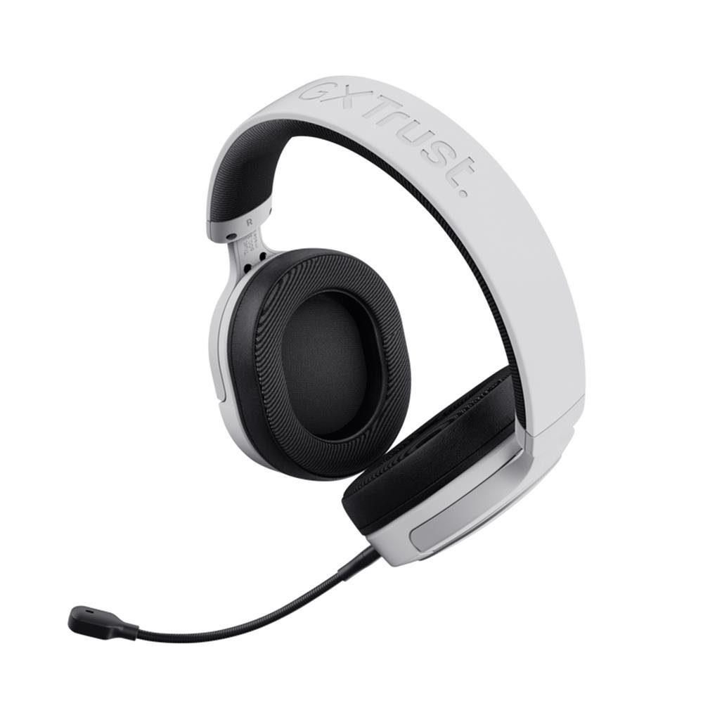 Trust GXT 498 Forta Gaming-Headset (Weiß, für PS5, Over-Ear, abnehmbares Kabel)
