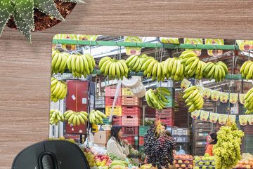 MuchoWow Gaming Mauspad Kiste - Obst - Gemüse - Markt (1-St), Mousepad mit Rutschfester Unterseite, Gaming, 40x40 cm, XXL, Großes
