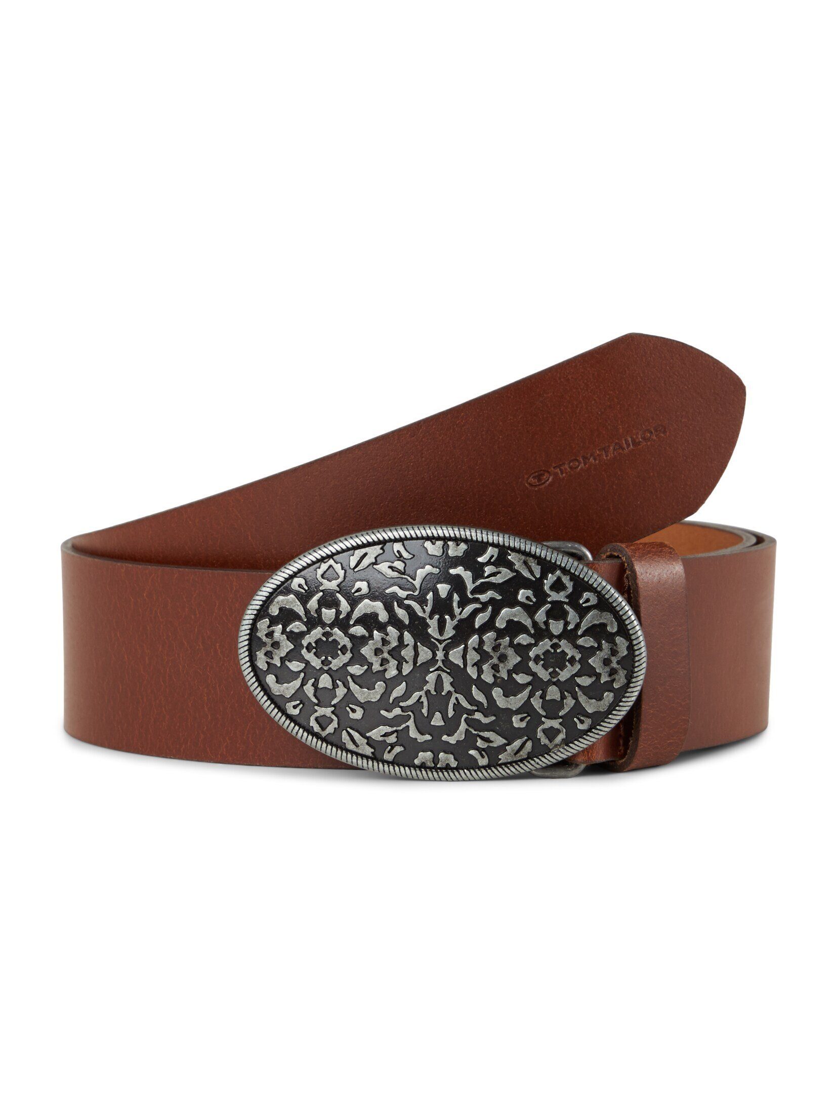 TOM TAILOR Ledergürtel Belts TTTAYLOR Ledergürtel mit Koppelschließe