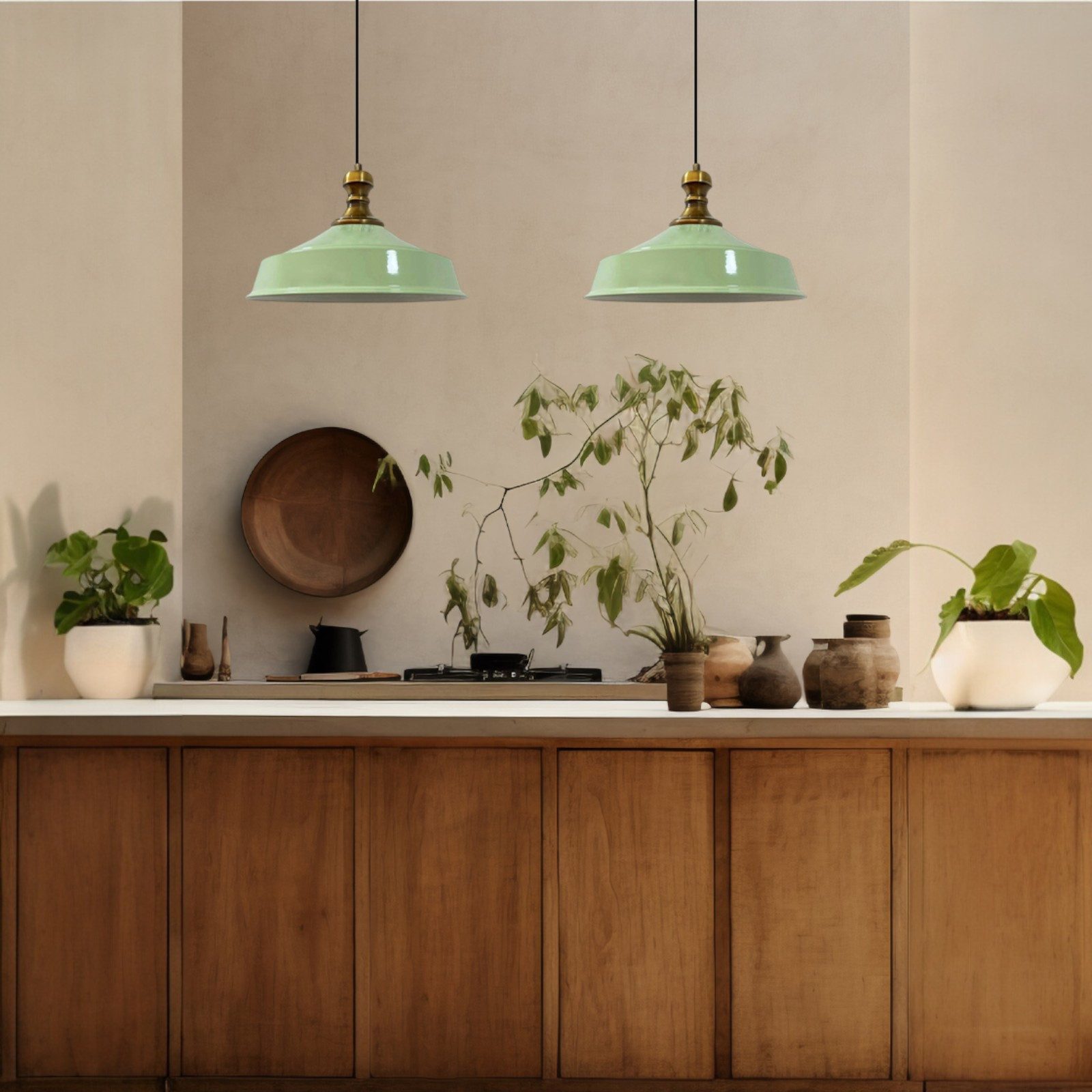 Bamyum Pendelleuchte Asletl-Knob Hängelampe aus Metall günstig online kaufen