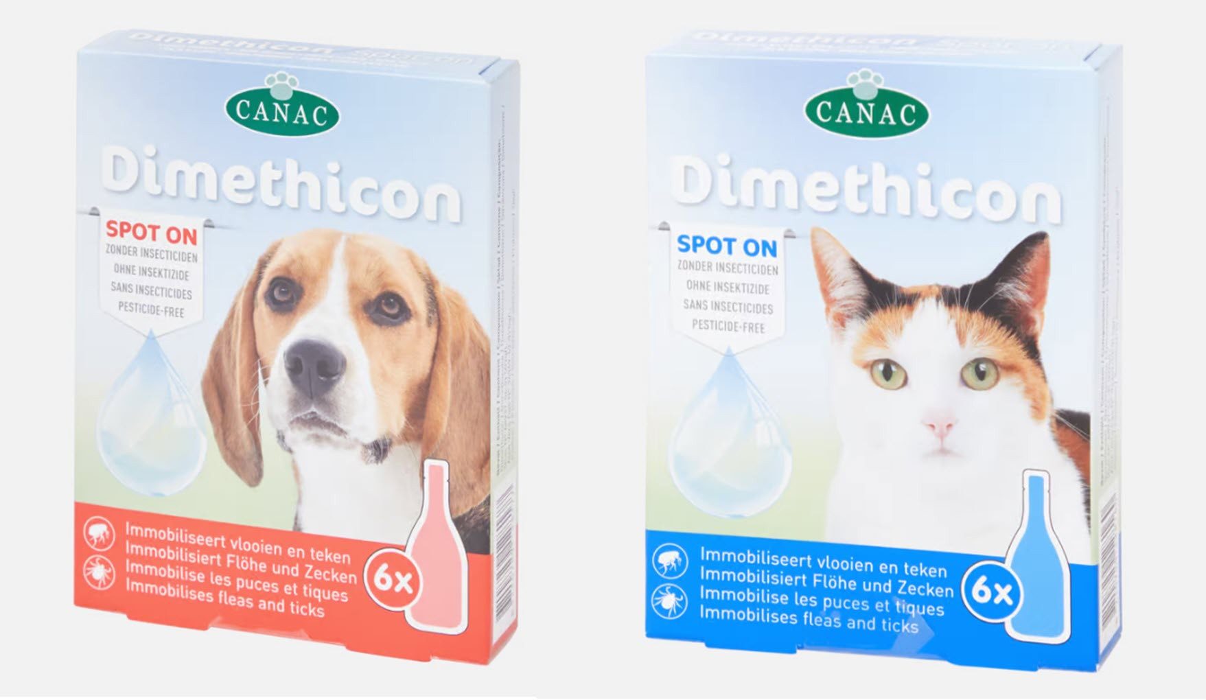 Spectrum Zeckenschutzmittel Zeckenschutzmittel Zecken- und Flohschutz SPOT-ON für Hunde und Katzen