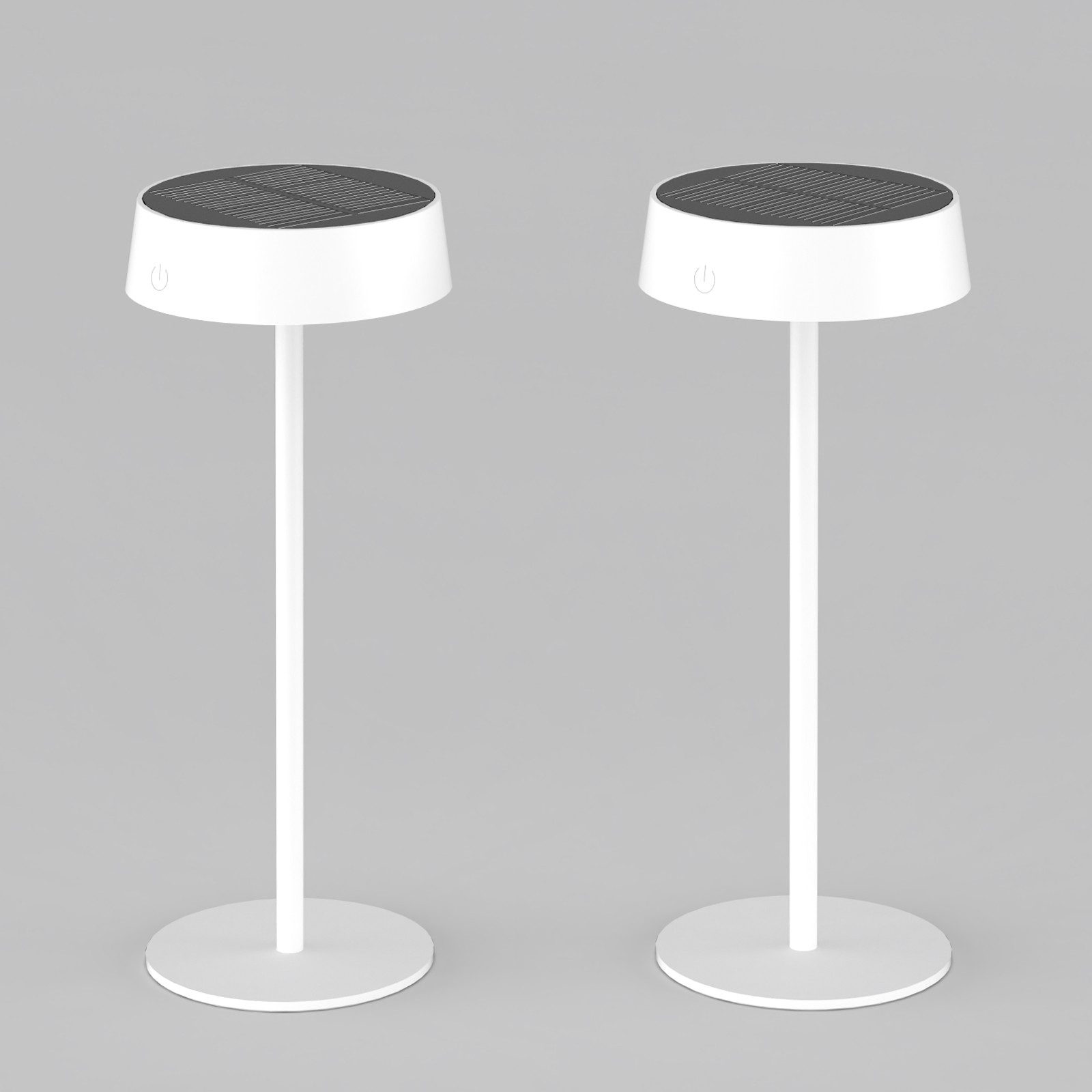 Tukrool Tischleuchte LED Tischleuchte,Solarleuchte,dimmbare Schreibtischlampe 3CCT, Farbwechsler, LED fest integriert, Memory-Funktion,IP65 Wasserdichte Solarleuchte für den Außenbereich