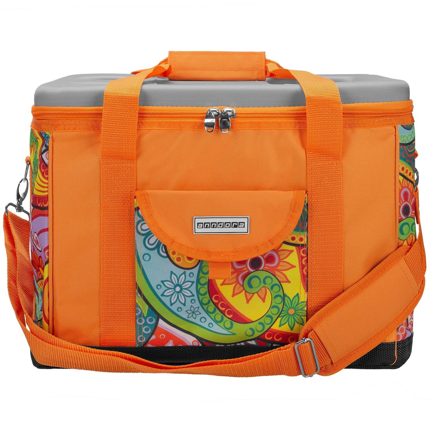 anndora Kühltasche 40 Liter Picknicktasche, 40 l, Zweiwege-Reißverschluss - wasserdichtes verschweißtes Innenfutter – Bild 4 von 5