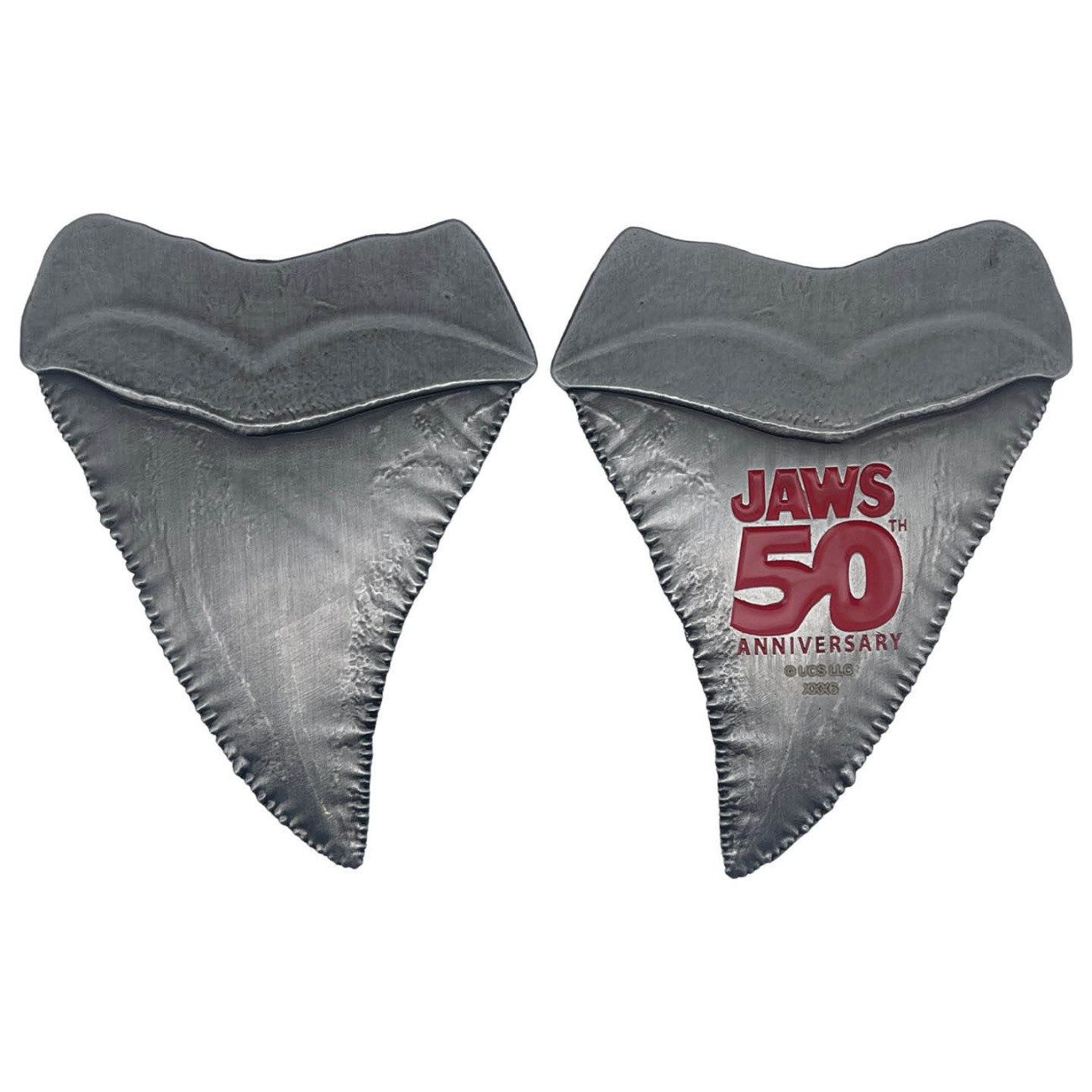 Fanattik Sammelkarte Jaws Medaille 50th Anniversary Shark Tooth