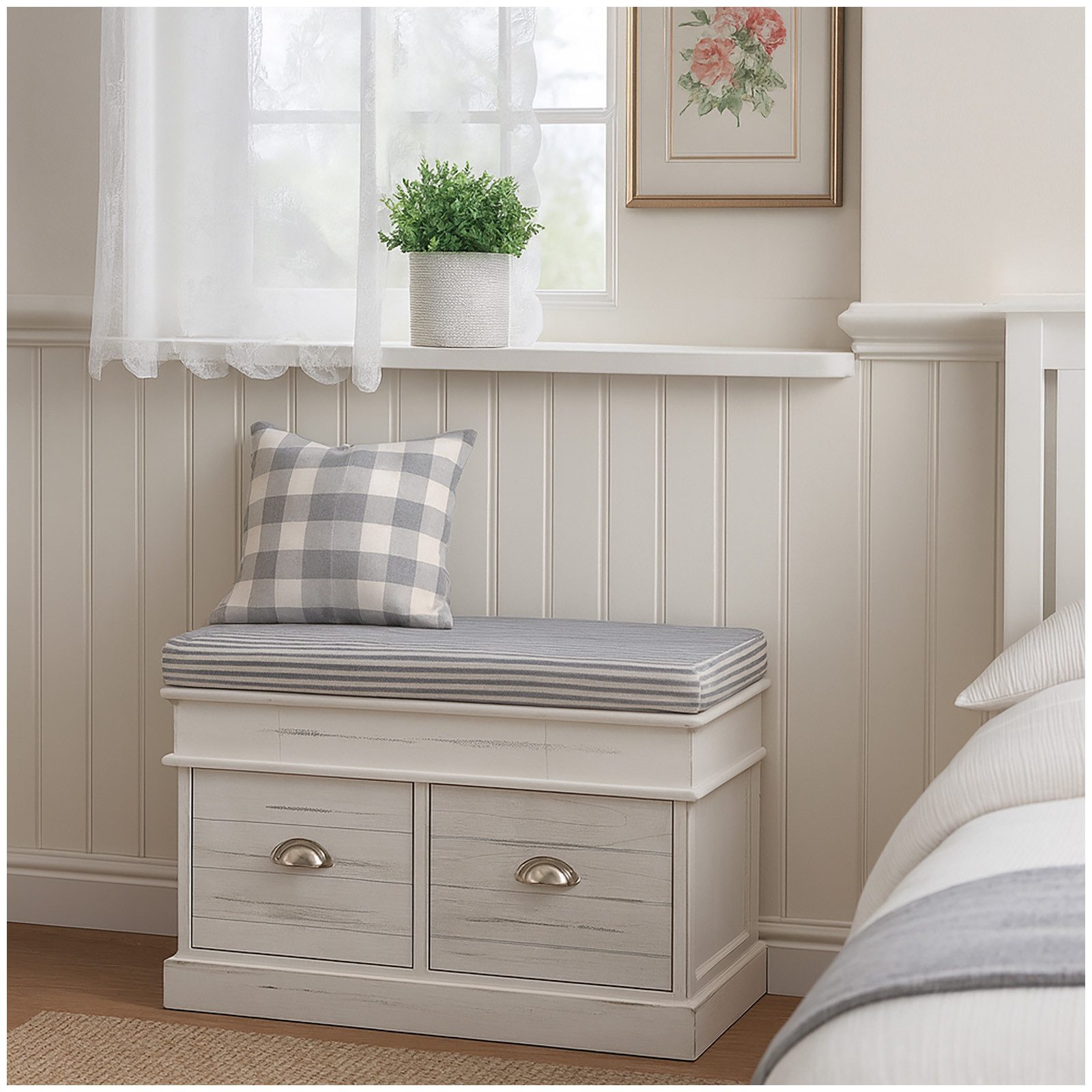 HTI-Living Polsterbank Sitzbank mit Stauraum und Sitzpolster (Stück, 1-St., günstig online kaufen