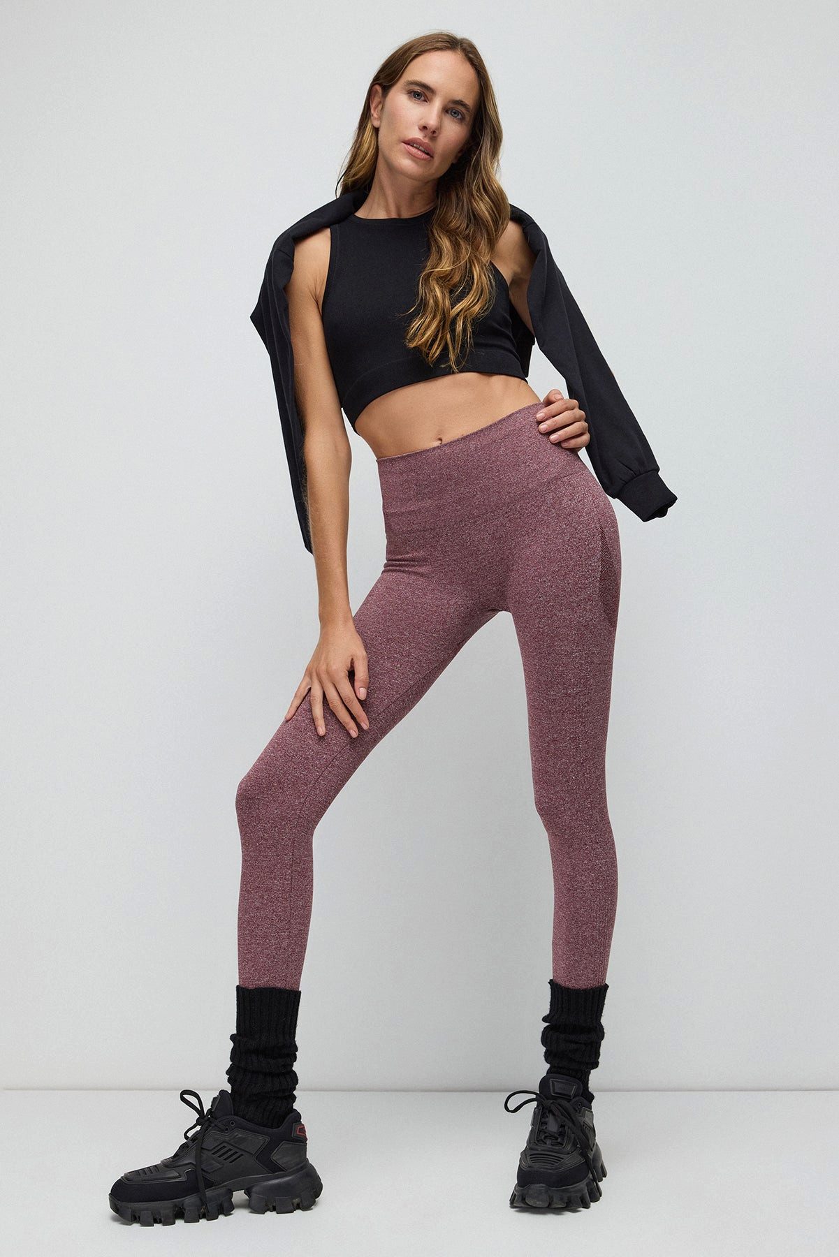 No Matter What Leggings Nahtlose Sportleggings mit hohem Bund günstig online kaufen