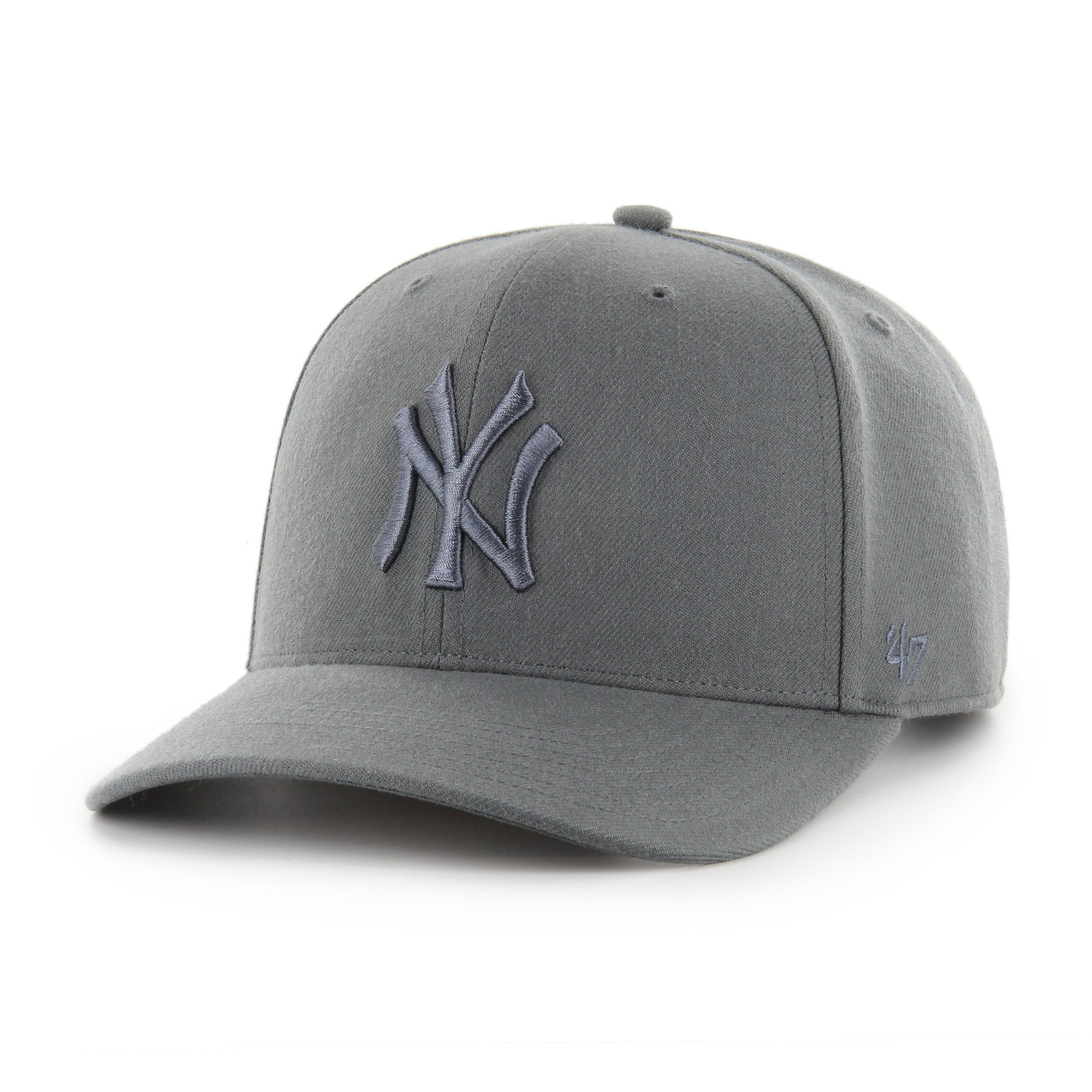 '47 Brand Snapback Cap '47 Brand Cap MLB New York Yankees Cold Zone '47 MVP DP Charcoal (Snapback Cap, Basecap)