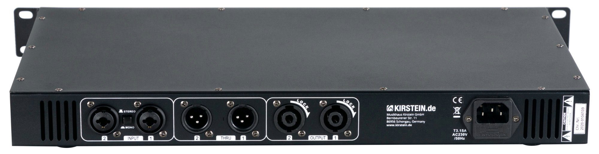 Pronomic P-152E MKII Endstufe 300 Monitor-Betrieb oder W, Kanäle: Audioverstärker (Anzahl 1HE geeignet für 2, Studio/HiFi)
