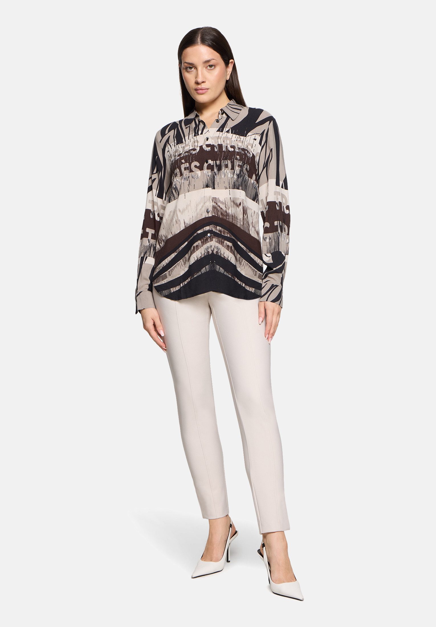 Betty Barclay Bügelfaltenhose Damen Slim Fit Material