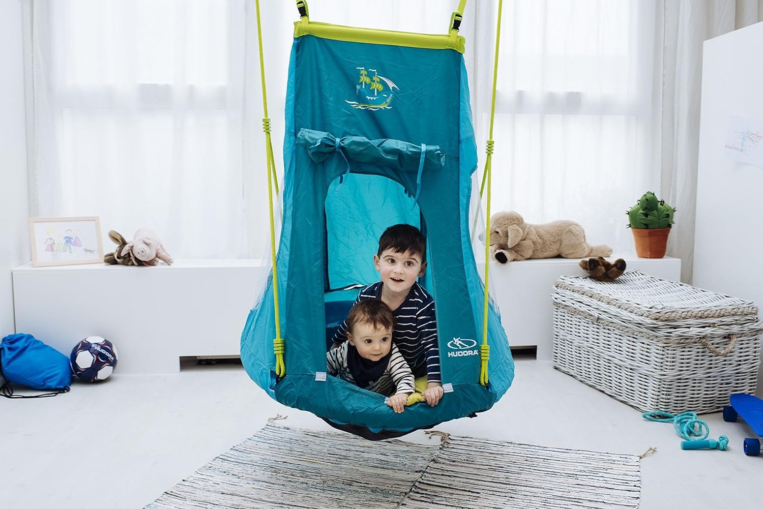 Hudora Nestschaukel Nestschaukel mit Zelt Pirate günstig online kaufen