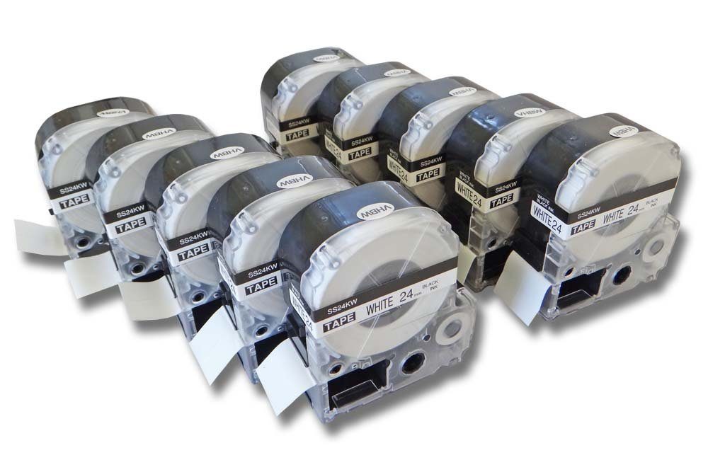 vhbw Beschriftungsband passend für Epson LabelWorks LW-1000P, LW-600P, LW-400, LW-500, LW-300