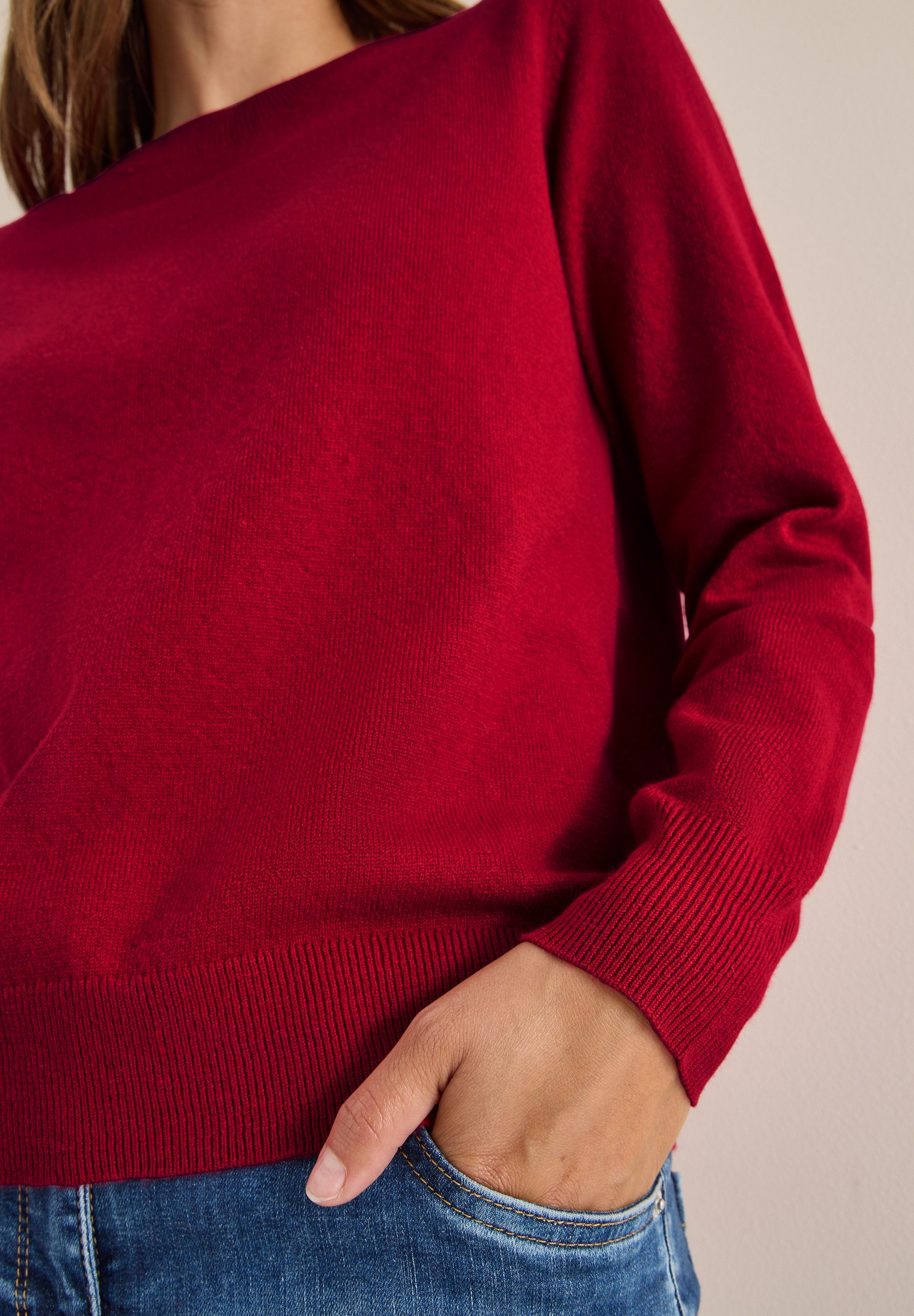 CECIL Strickpullover Rundhalspullover, Regular Fit