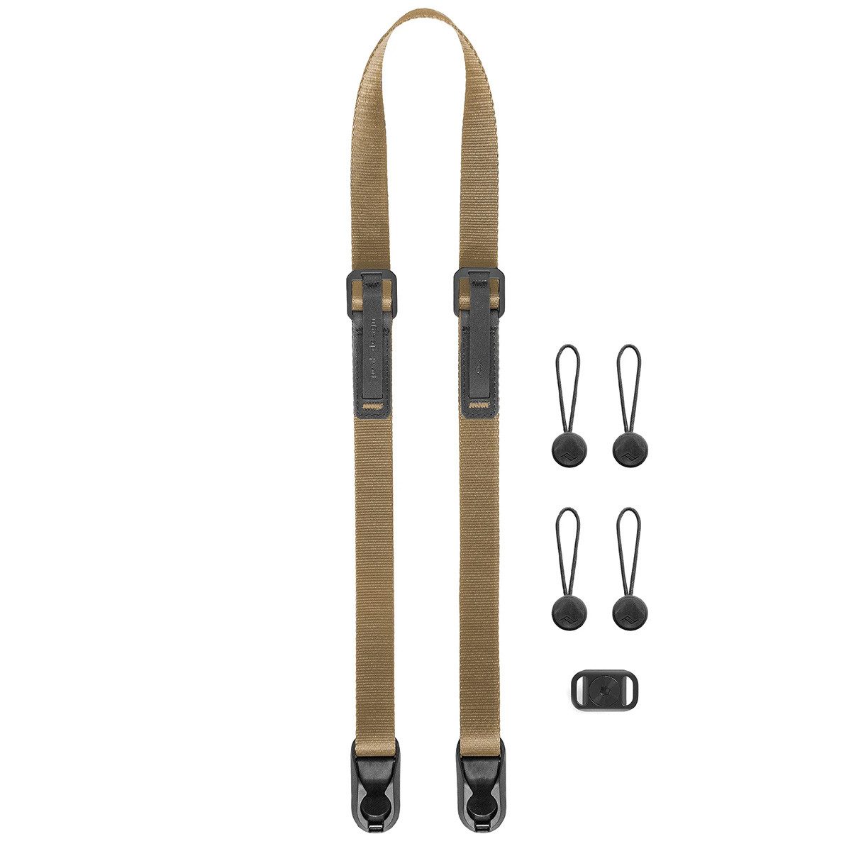 Peak Design Tragegurt Leash Coyote (Beige)-4in1-Kameragurt für kleine SLR- und Systemkameras