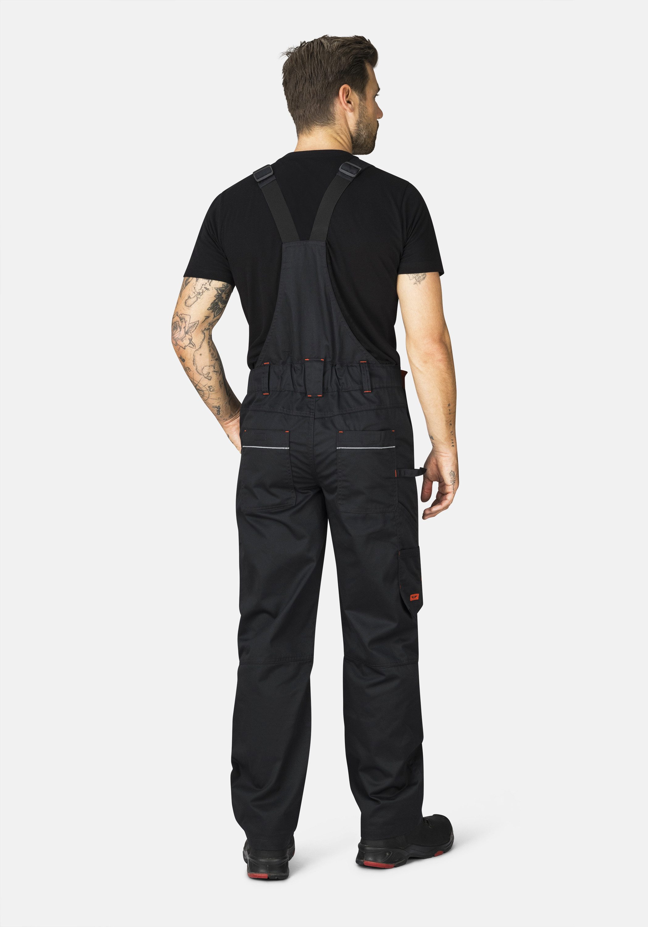 HERO by John Medoox Arbeitslatzhose EDMONTON Basic Workwear Arbeits-Cargo-Latzhose Arbeits-Cargo-Latzhose Funktionsqualitätfür Herren