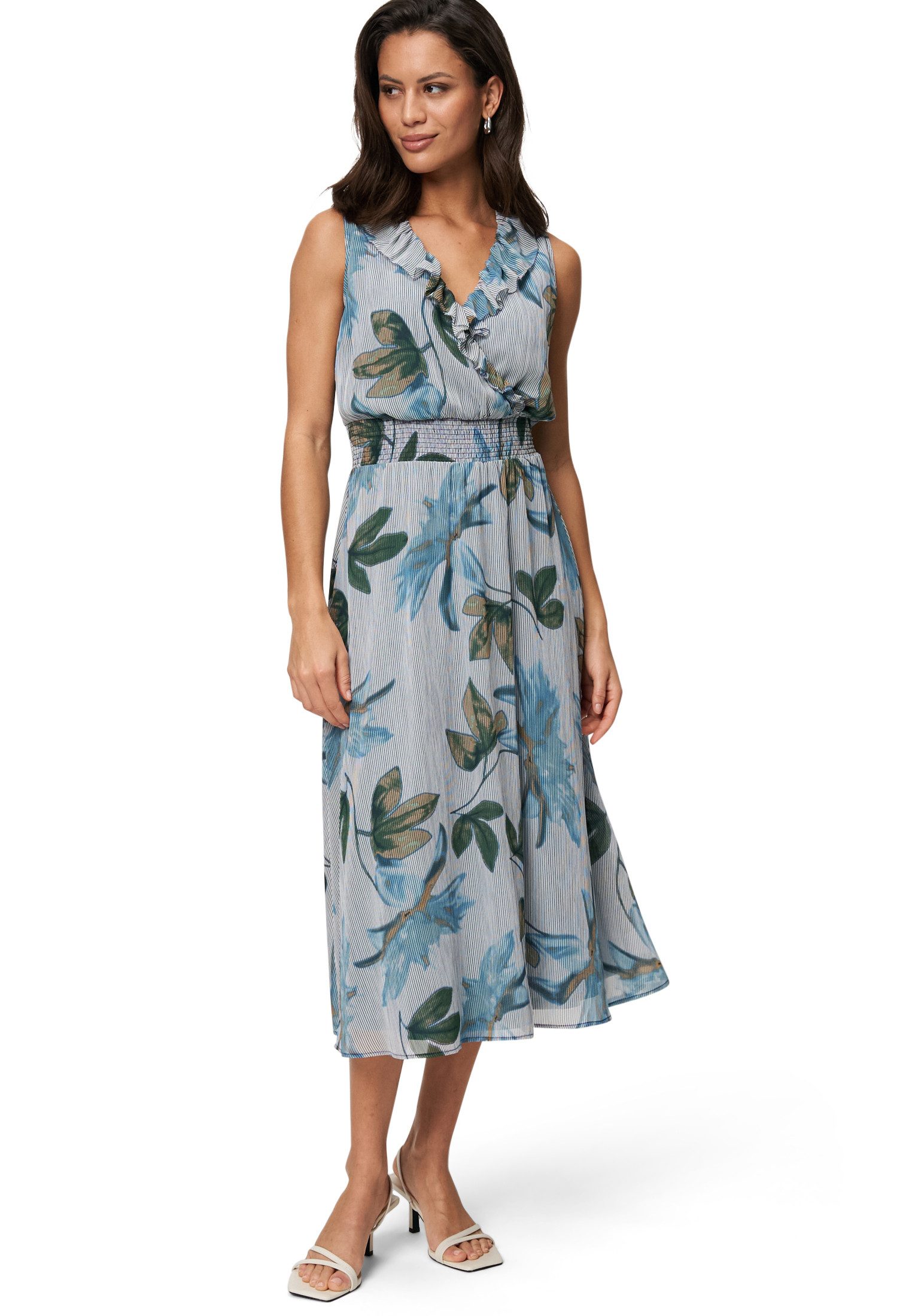 Midikleid zero Midikleid mit Rüschen