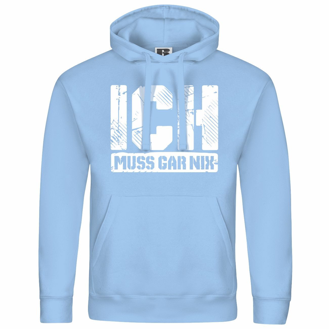 deinshirt Kapuzenpullover Herren Kapuzenpullover Ich muss günstig online kaufen