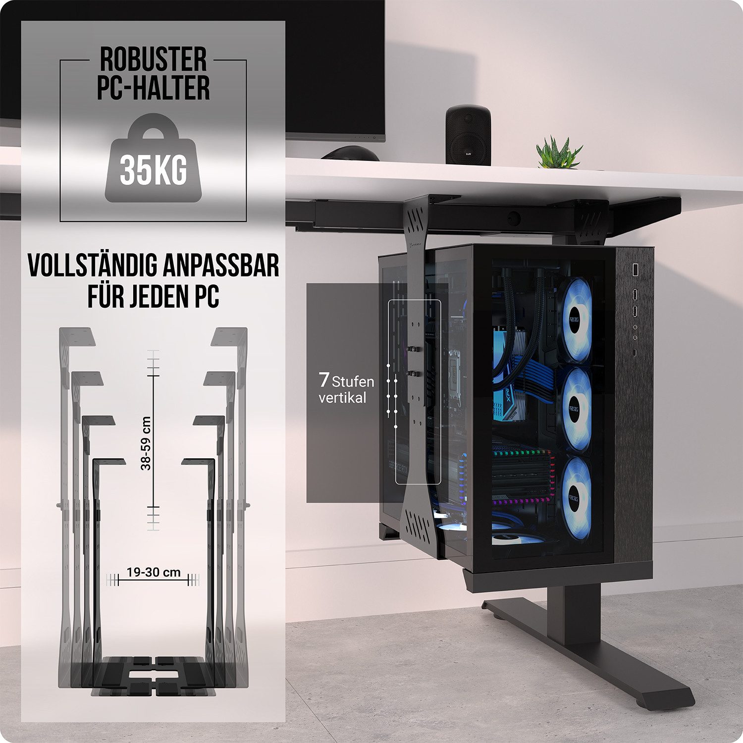 Ultimate Setup Halterung PC-Halter für den Schreibtisch, (1-tlg) – Bild 3 von 5