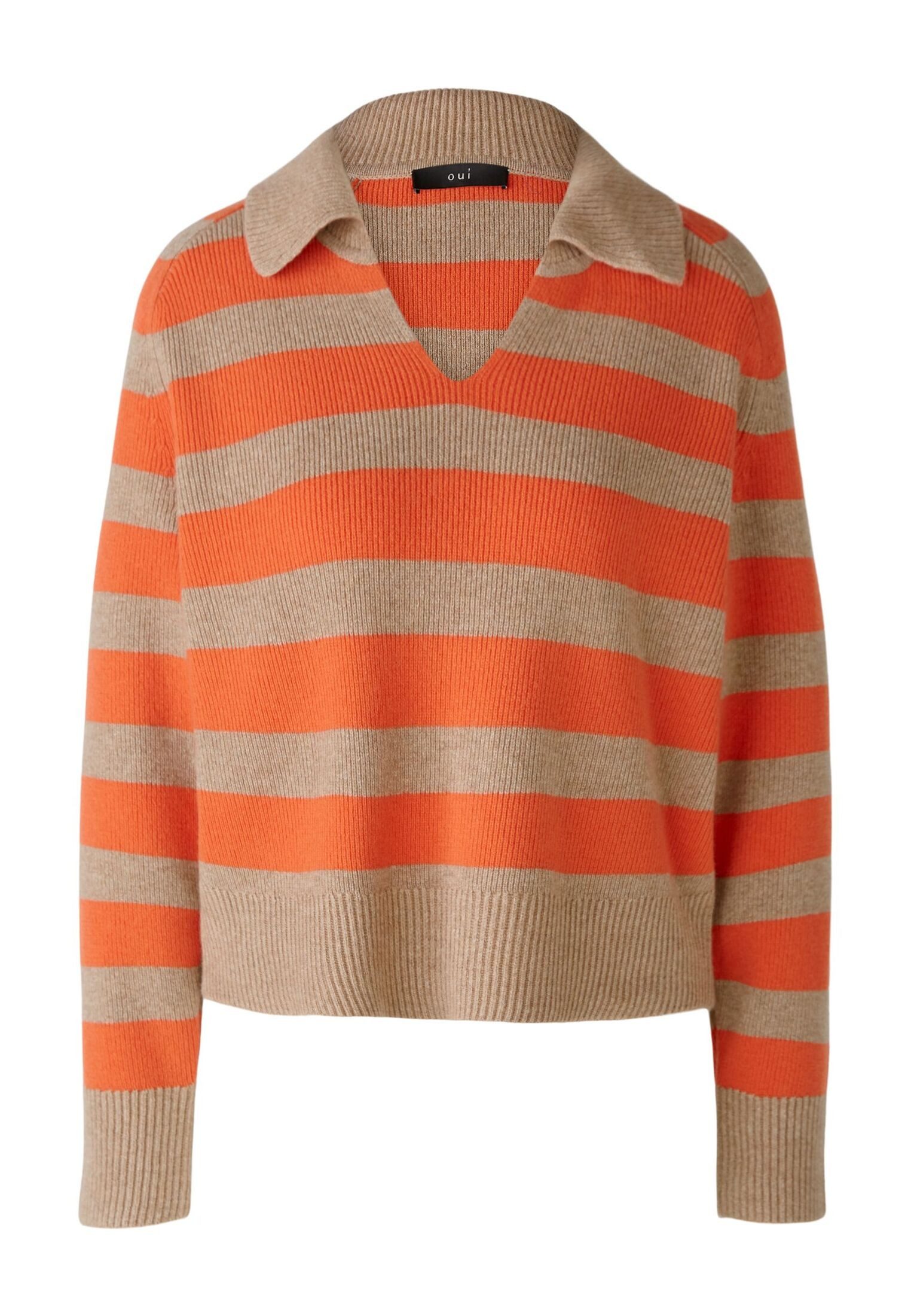 V-Ausschnitt-Pullover Pullover