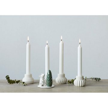 Dottir Nordic Design Kerzenhalter Kerzenleuchter Set Samsurium Weiß (3-teilig)