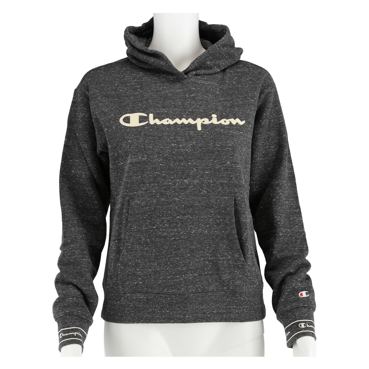 Champion Kapuzenpullover Hoodie Big Logo Print günstig online kaufen