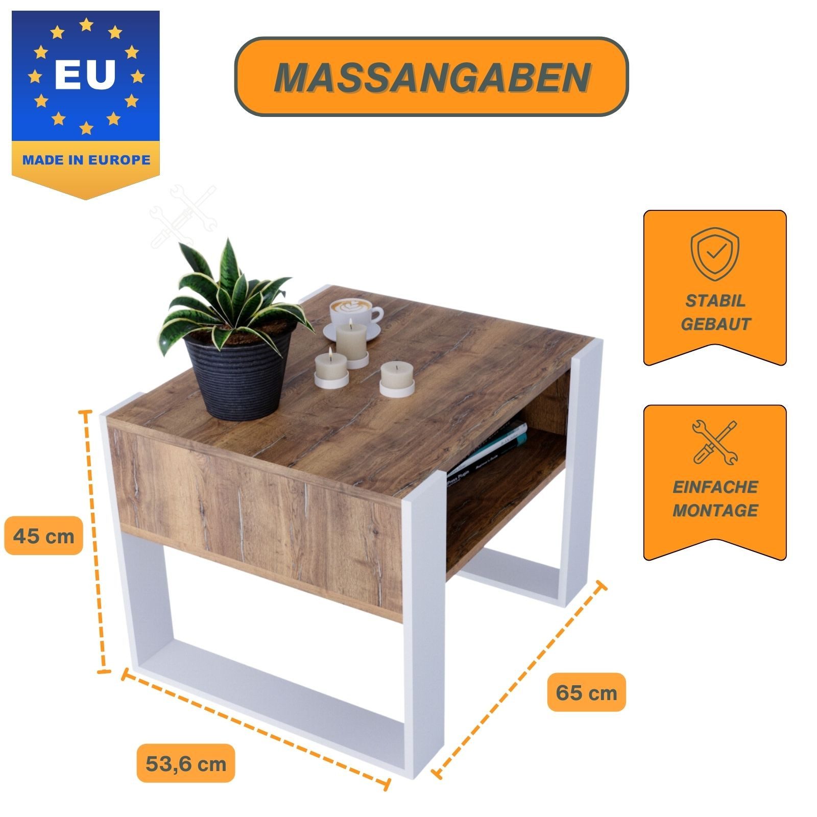 Raumhirsch Furniture Couchtisch Karo65 modern & günstig online kaufen