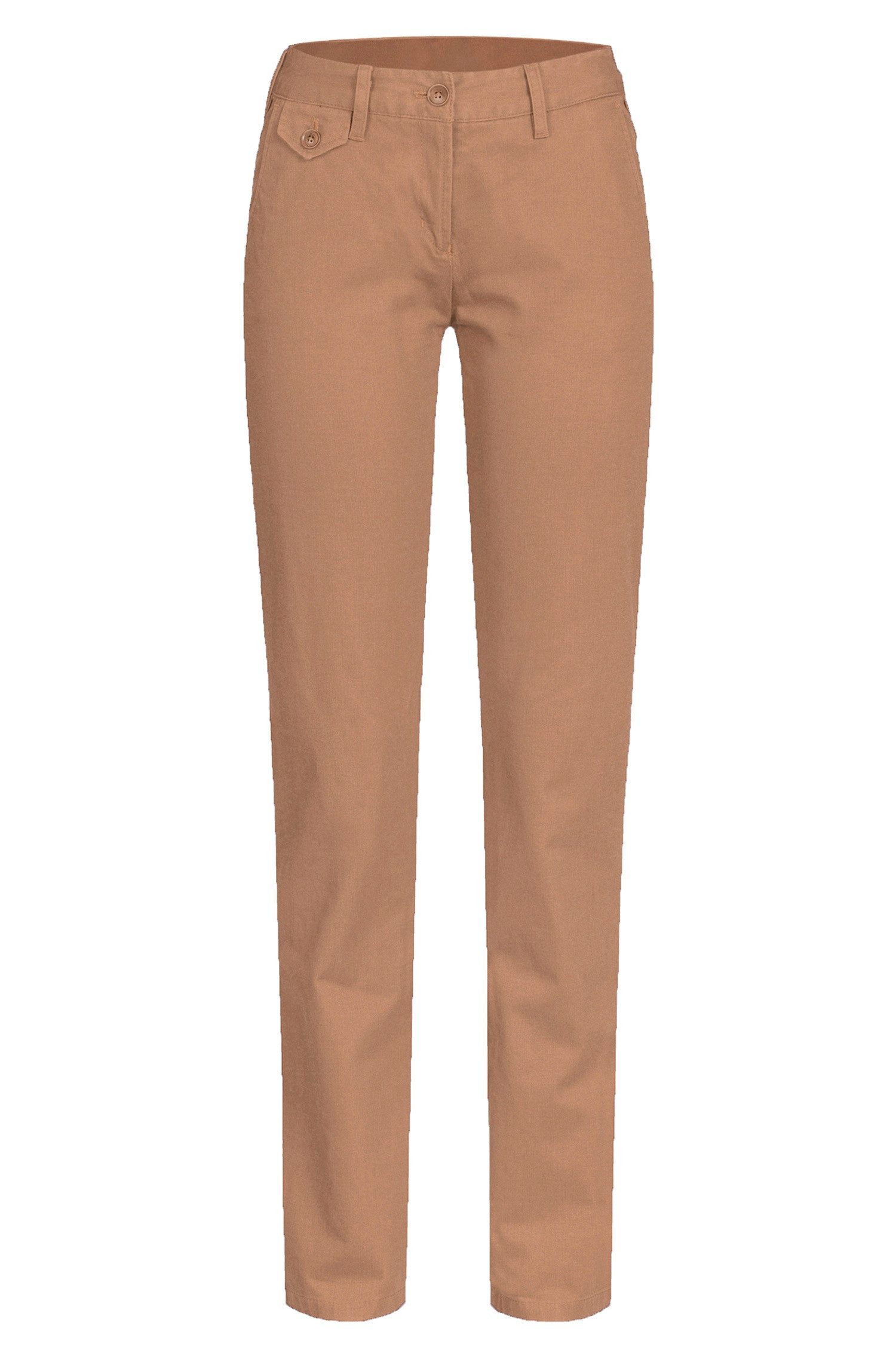 GREIFF Chinohose Greiff Corporate CASUAL Damen Chino-Hose Regular-Fit Camel günstig online kaufen