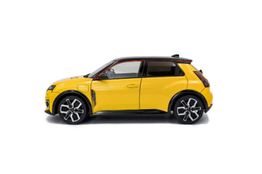 Solido Modellauto Renault 5 E-TECH 2024 gelb, Maßstab 1:18