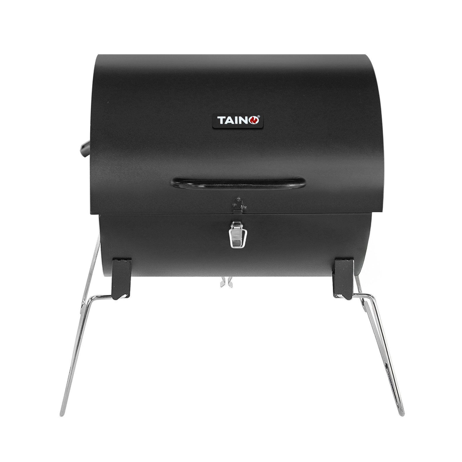 TAINO Holzkohlegrill CHAROX, kompakt, tragbar, Campinggrill, Tragegriff, Transportsicherung