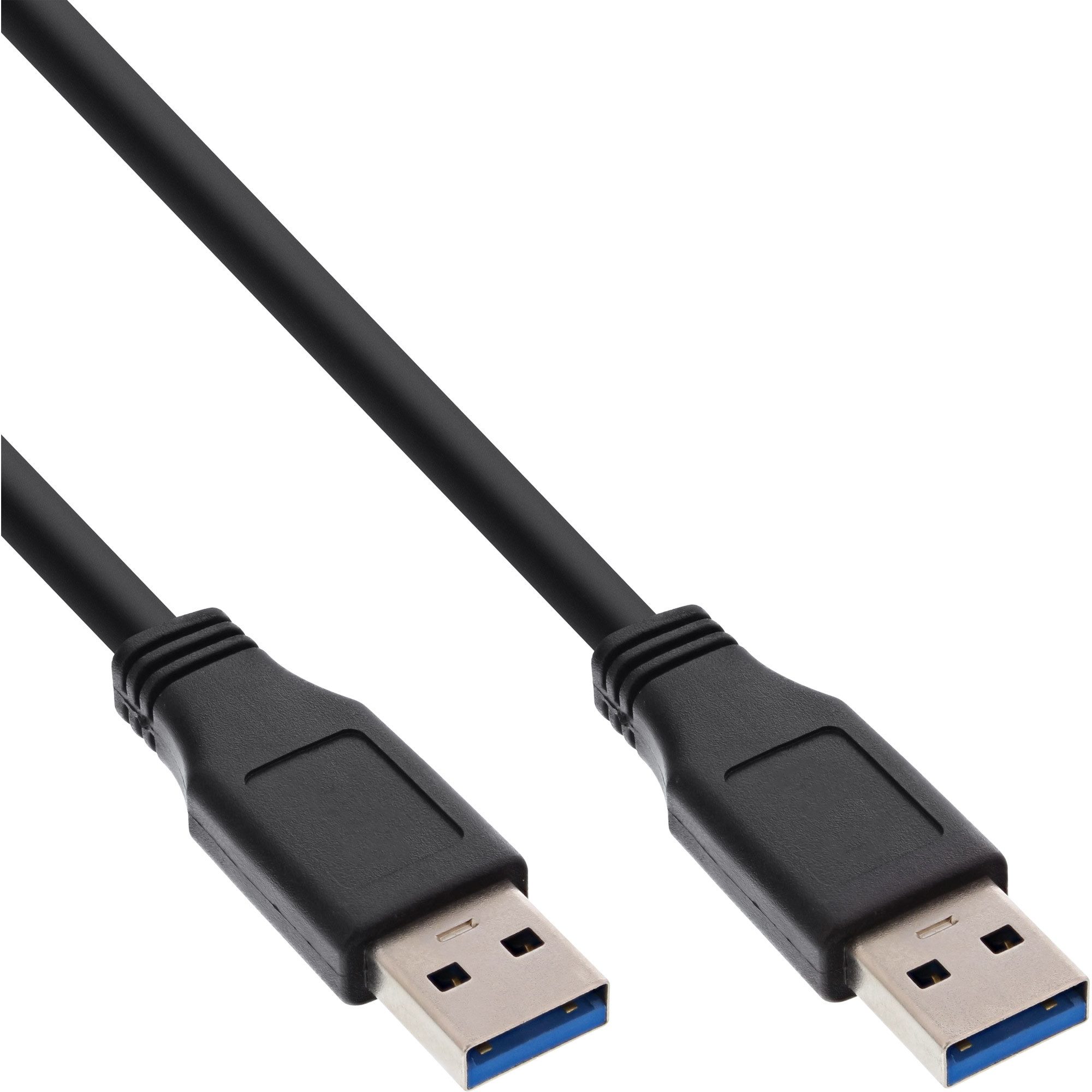 Inline InLine® USB 3.2 Gen.1 Kabel, A an A, schwarz, 5m USB-Kabel