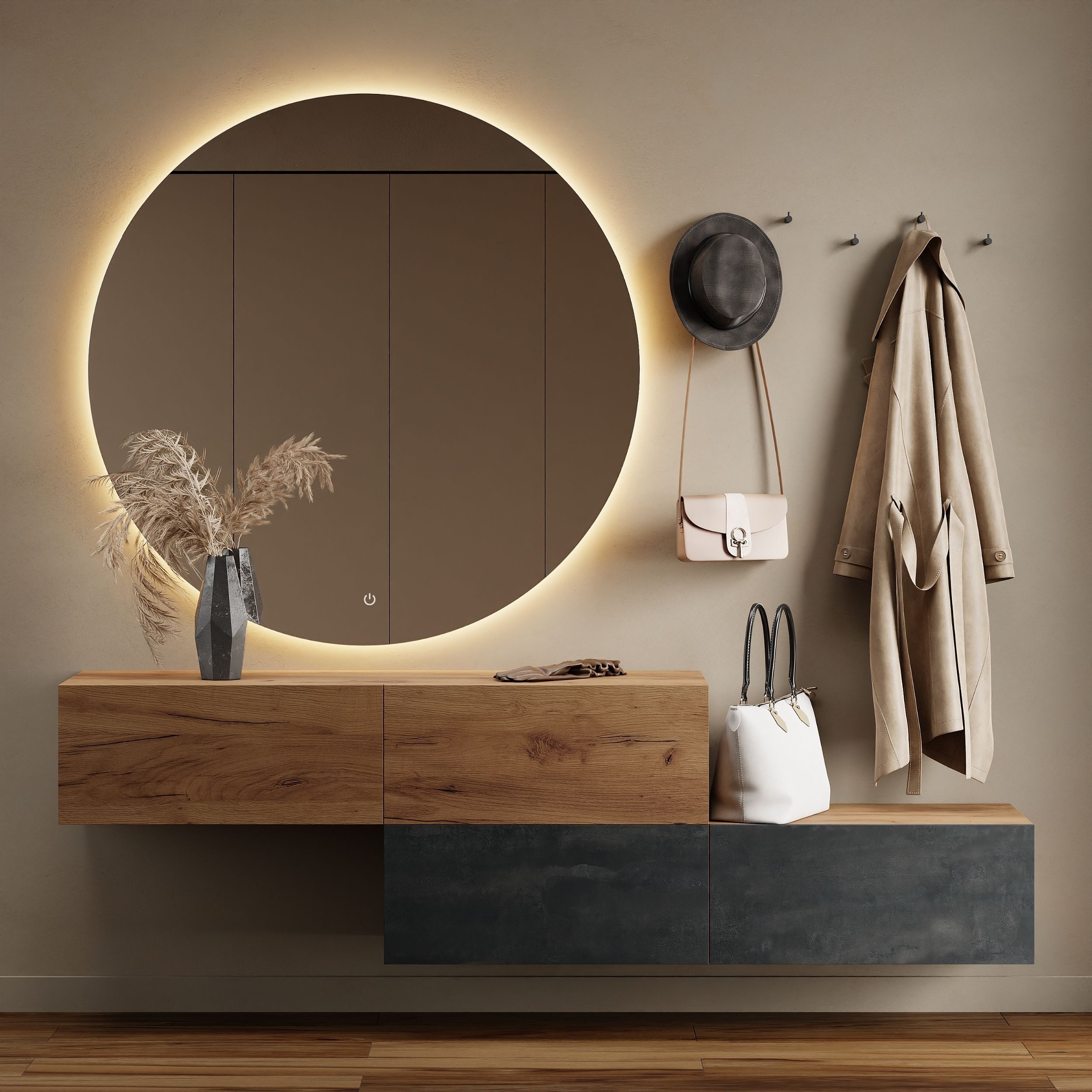Planetmöbel Garderoben-Set Hängeschrank WEST 140 cm, günstig online kaufen