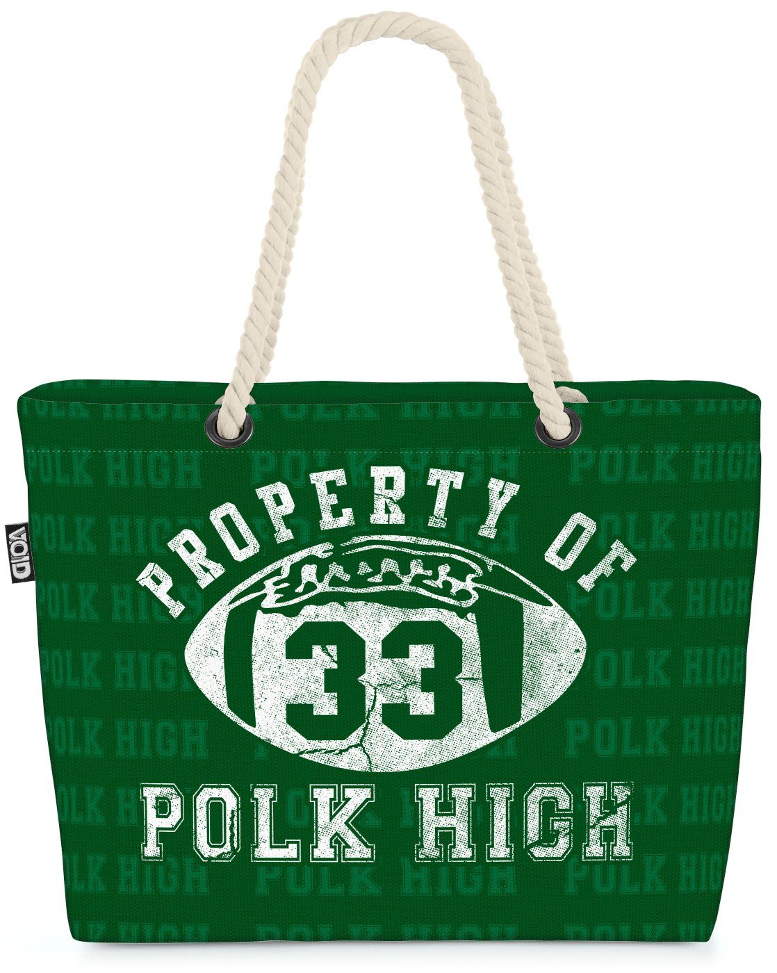 VOID Strandtasche (1-tlg), Polk High football bundy schrecklich nette al familie peggy grün