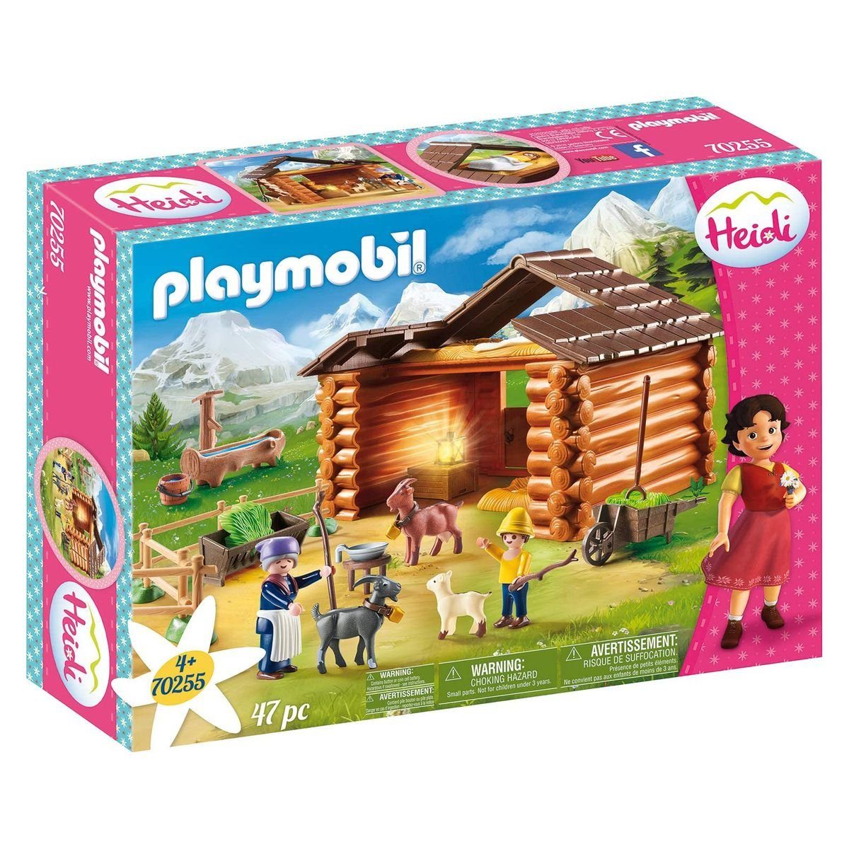 Playmobil® Spielwelt PLAYMOBIL® 70255 - Ziegenstall - Heidi Peters