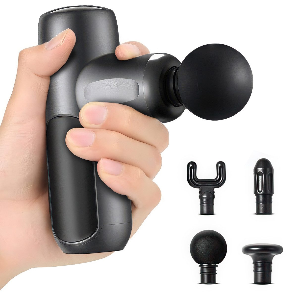 Welikera Massagepistole 4000mAh Massagepistole, Muskelmassagegerät für tiefes Gewebe & Rücken