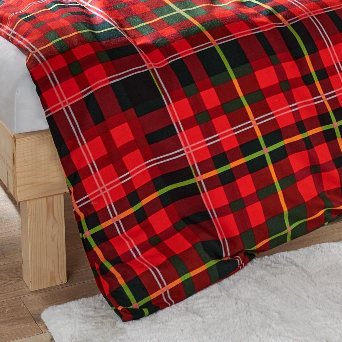 TRAUMSCHLAF Bettwäsche Sherlock, Flanell, 2 teilig, Flanell-Winterbettwäsche in toller Optik