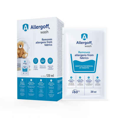 Novokill Allergoff Wash Milbenwaschmittel Spezialwaschmittel (6-St. 6x 20ml)