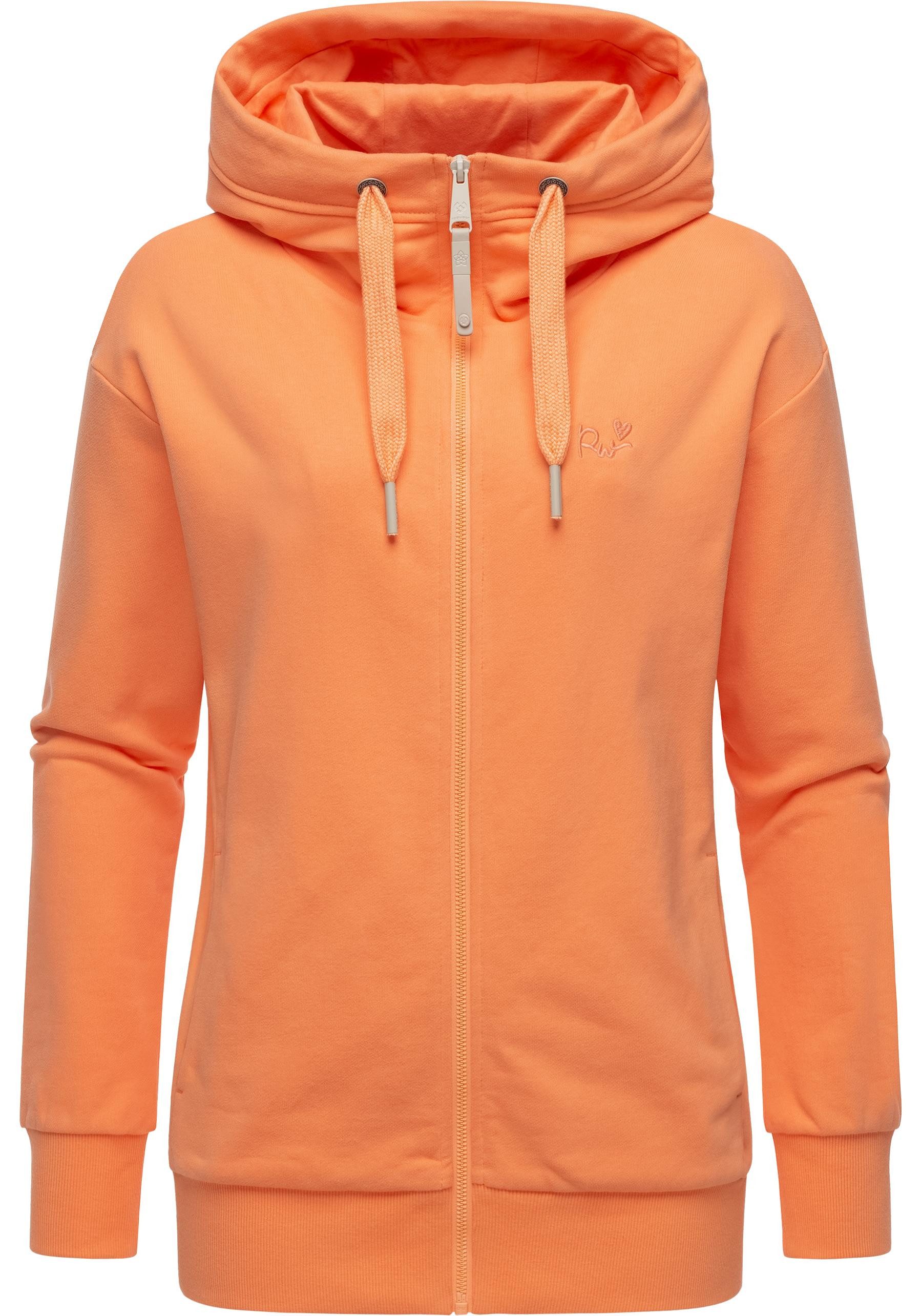 Ragwear Kapuzensweatjacke Yodis Zip weicher Damen Zip-Hoodie mit Kapuze