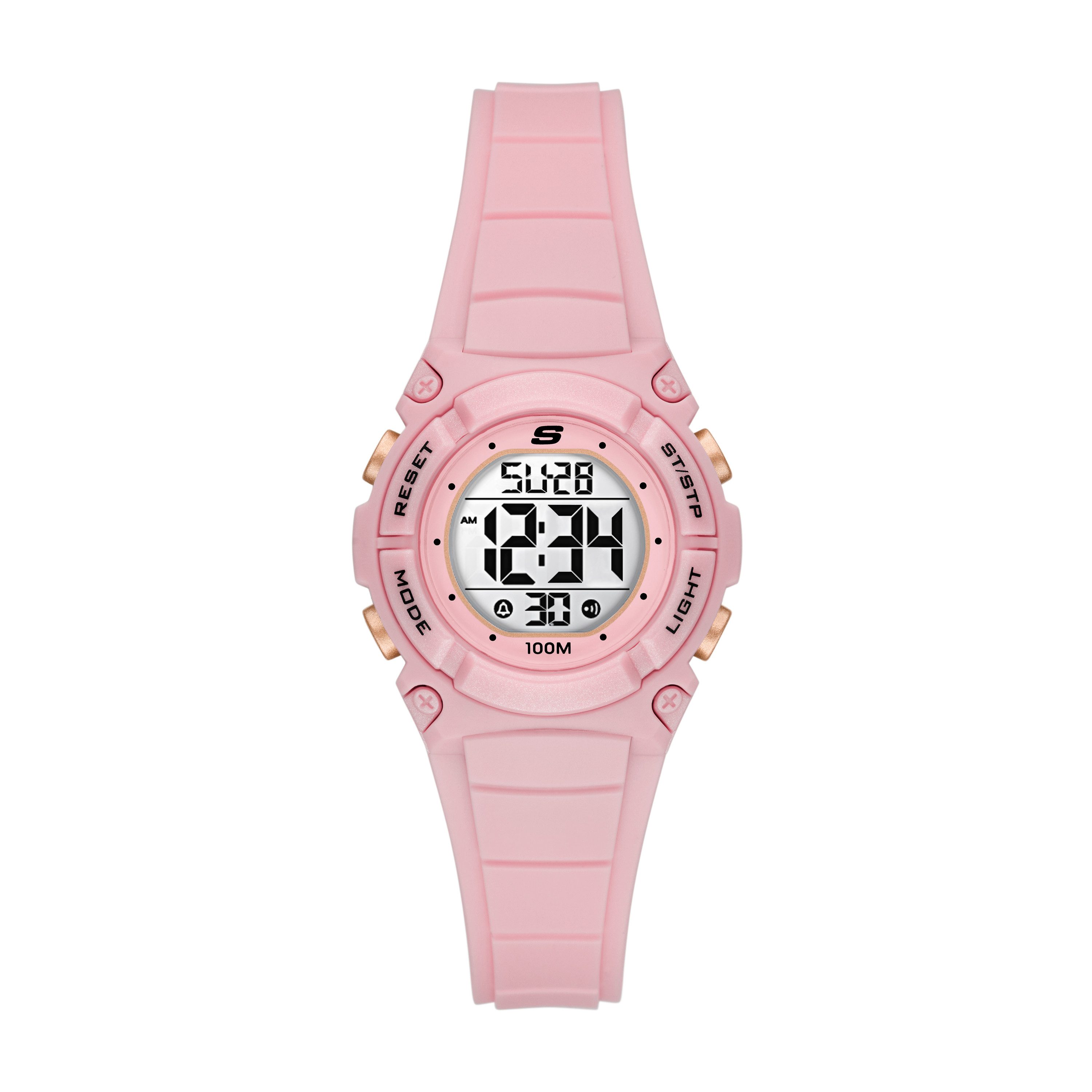 Skechers Chronograph Rosita SR2164, Quarzuhr, Armbanduhr, Damenuhr, digital, Tag, Wochentag, Beleuchtung