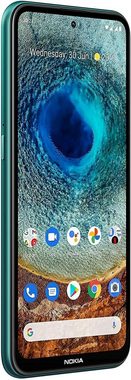 Nokia Nokia X10,6/64 GB, Forest (A) Handy (19,94 cm/6,97 Zoll, 64 GB Speicherplatz, 48 MP Kamera)