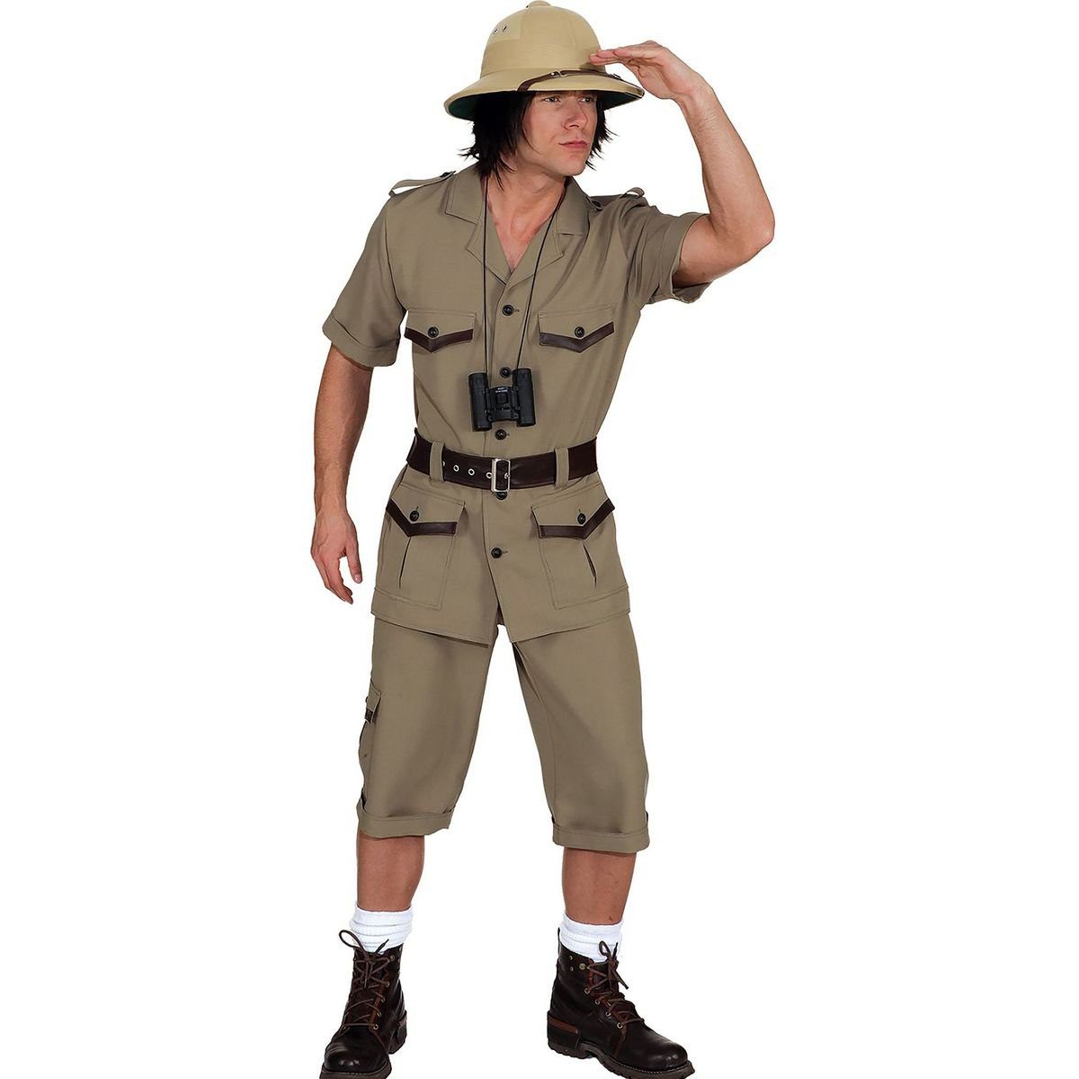 Orlob Kostüm Safari Anzug für Herren in Olivgrün