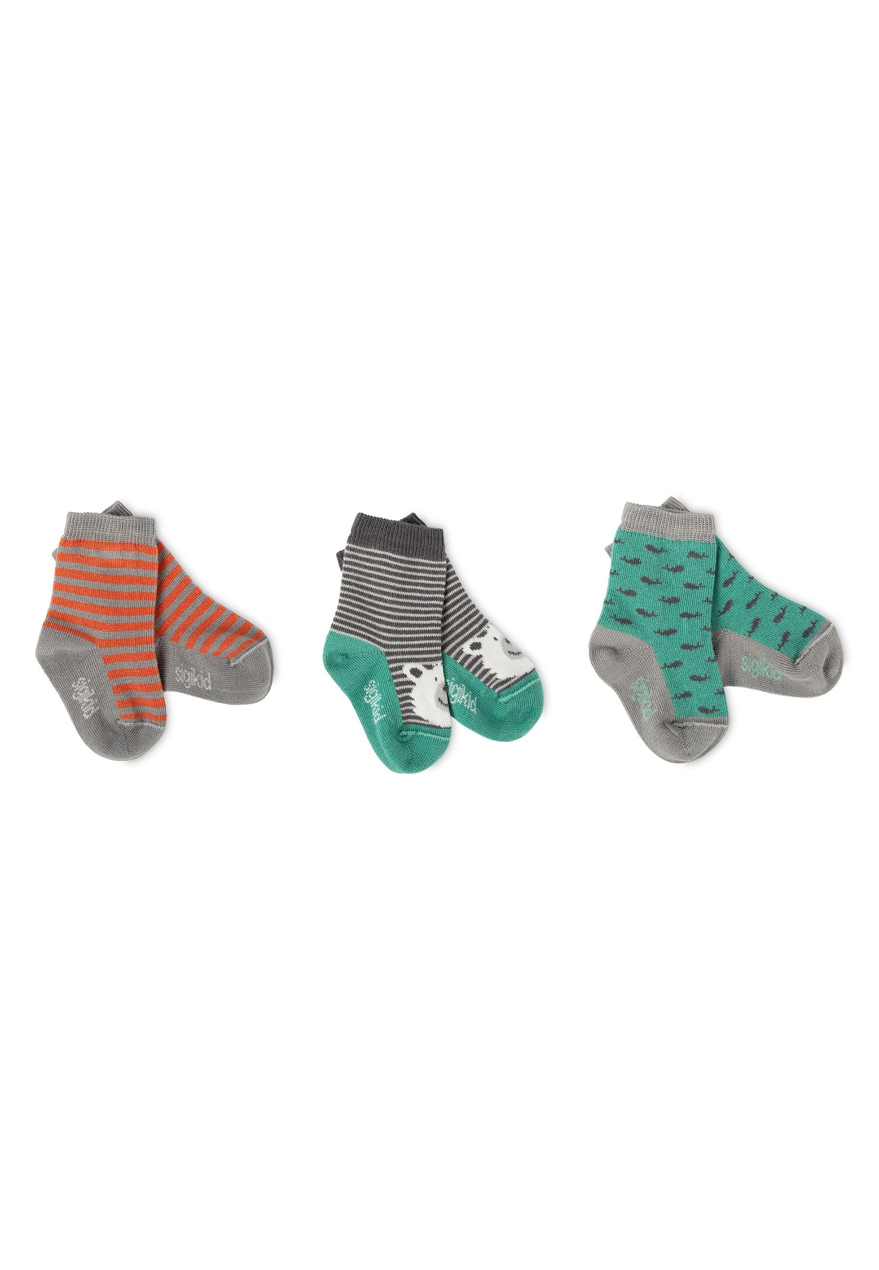 Sigikid Socken Baby Socken (3-Paar) Socken Polar Paar Expedition 3 Set