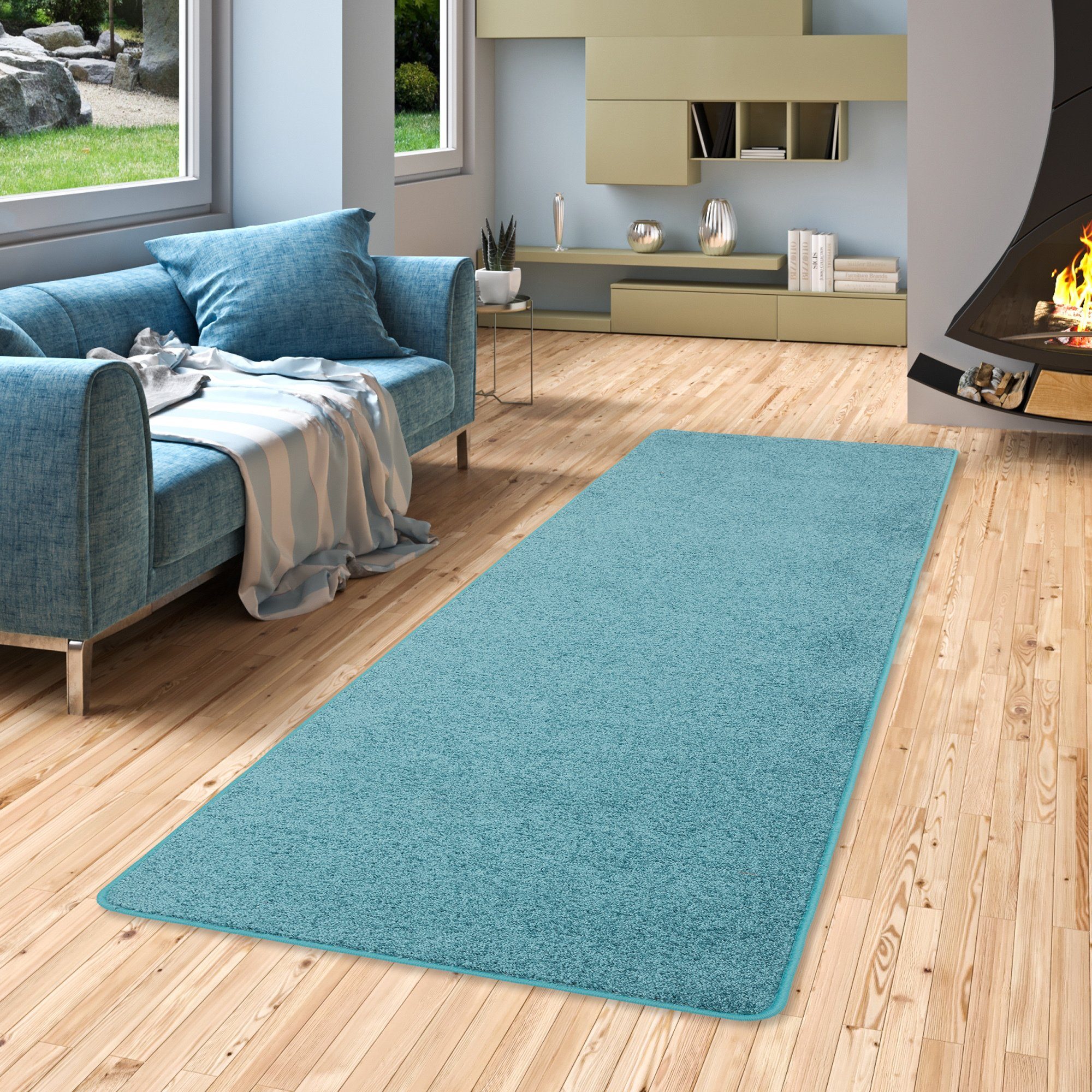 Snapstyle Läufer Hochflor Langflor Teppich Läufer Cottage, Rechteckig, Höhe: 22 mm