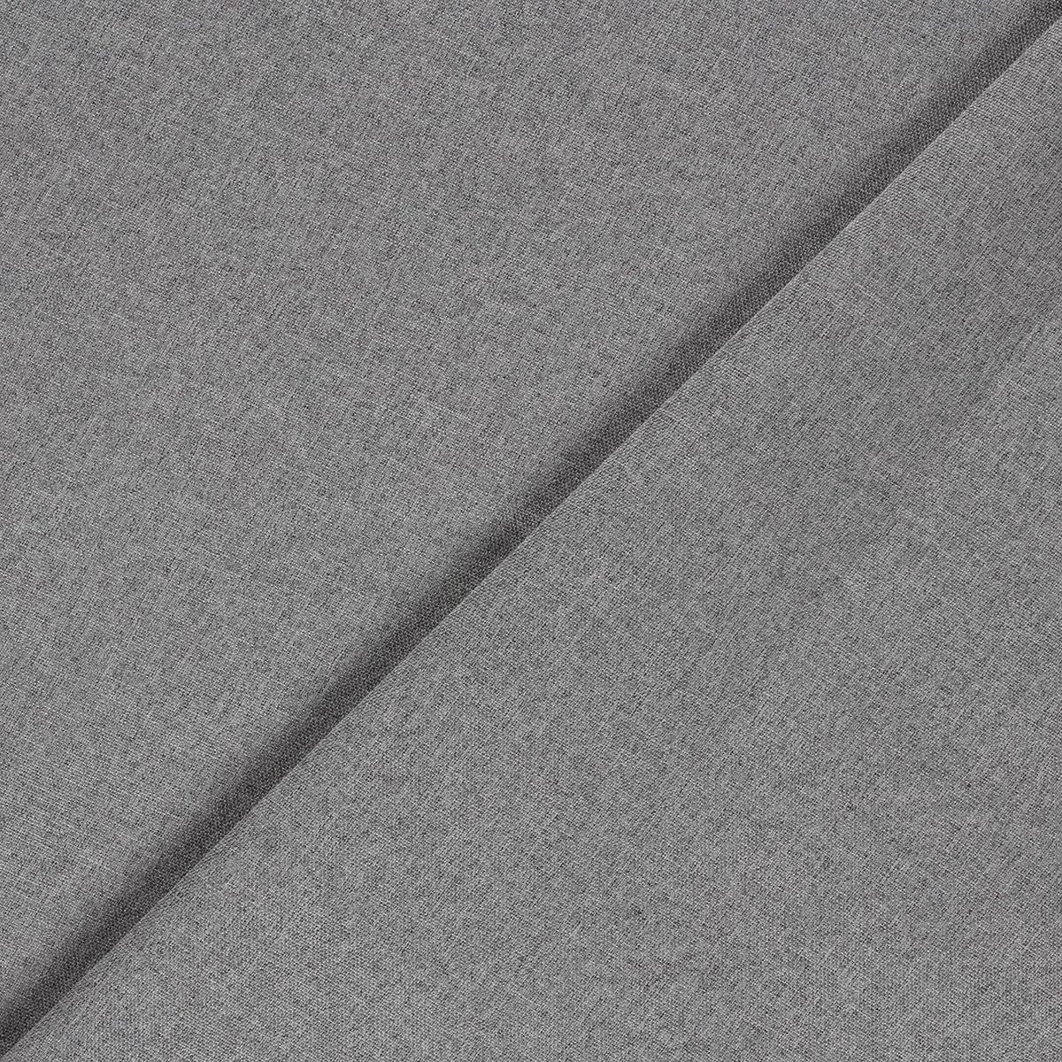SCHÖNER LEBEN. Stoff Verdunklungsstoff Meterware Grau meliert Doubleface 147 cm, doubleface