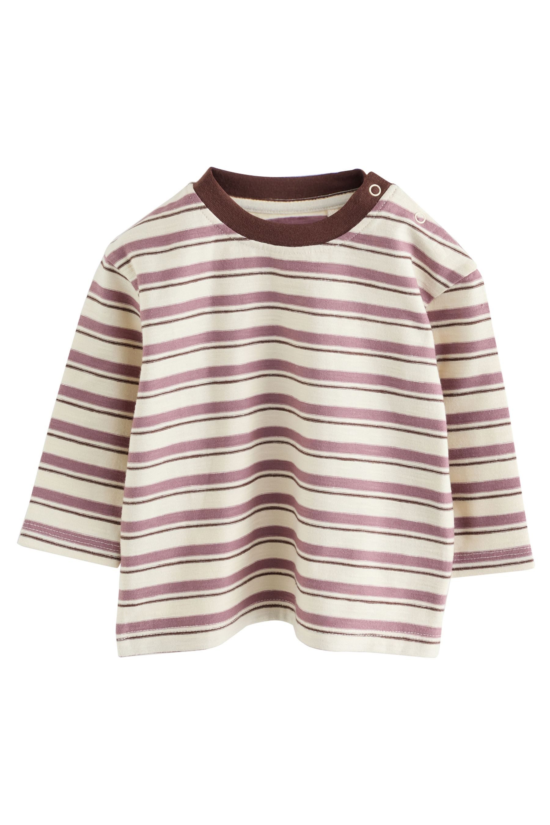 Next Langarmshirt Langarmshirts für Babys, 4er-Pack (4-tlg)